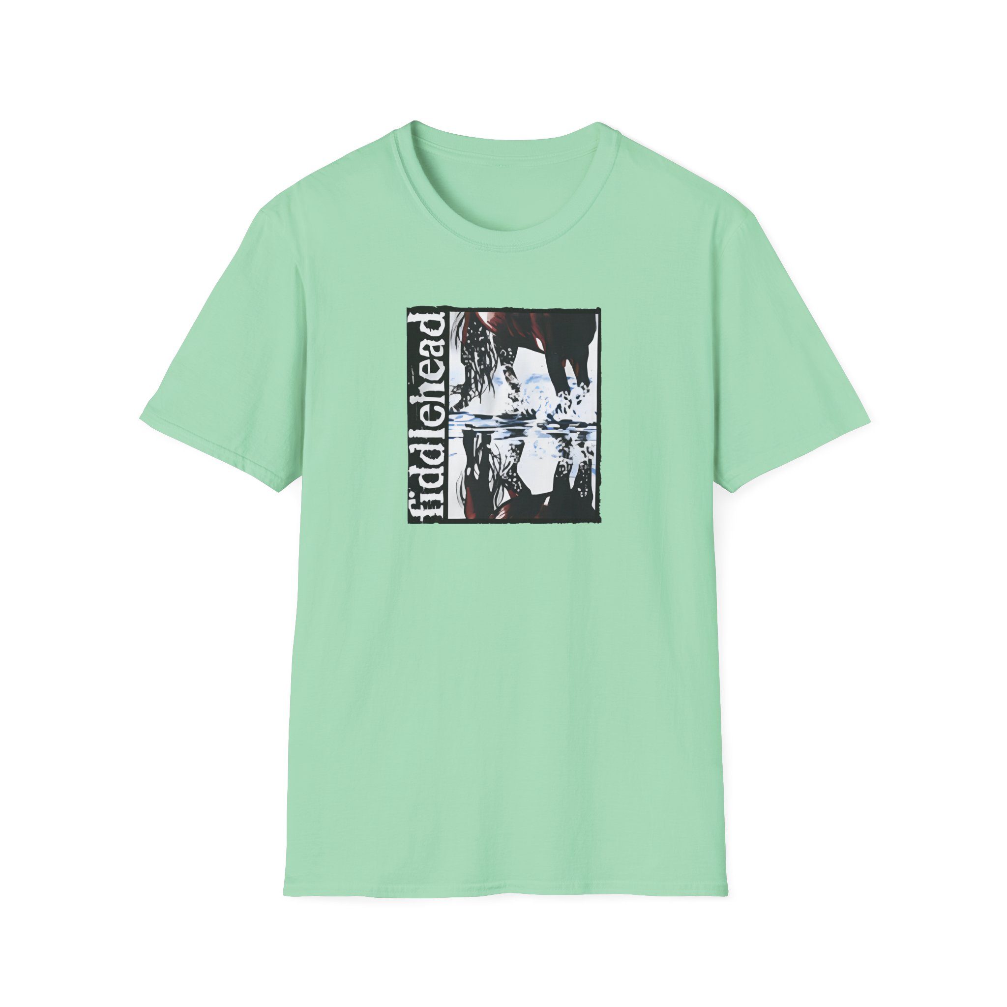 Fiddlehead Horse Unisex Softstyle T-Shirt