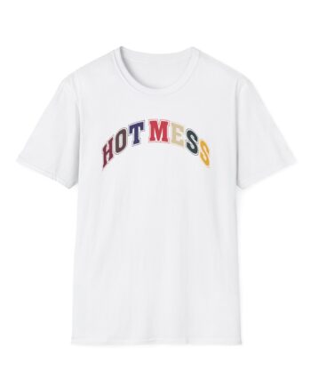 Alix Earle Hot Mess Varsity Unisex Softstyle T-Shirt