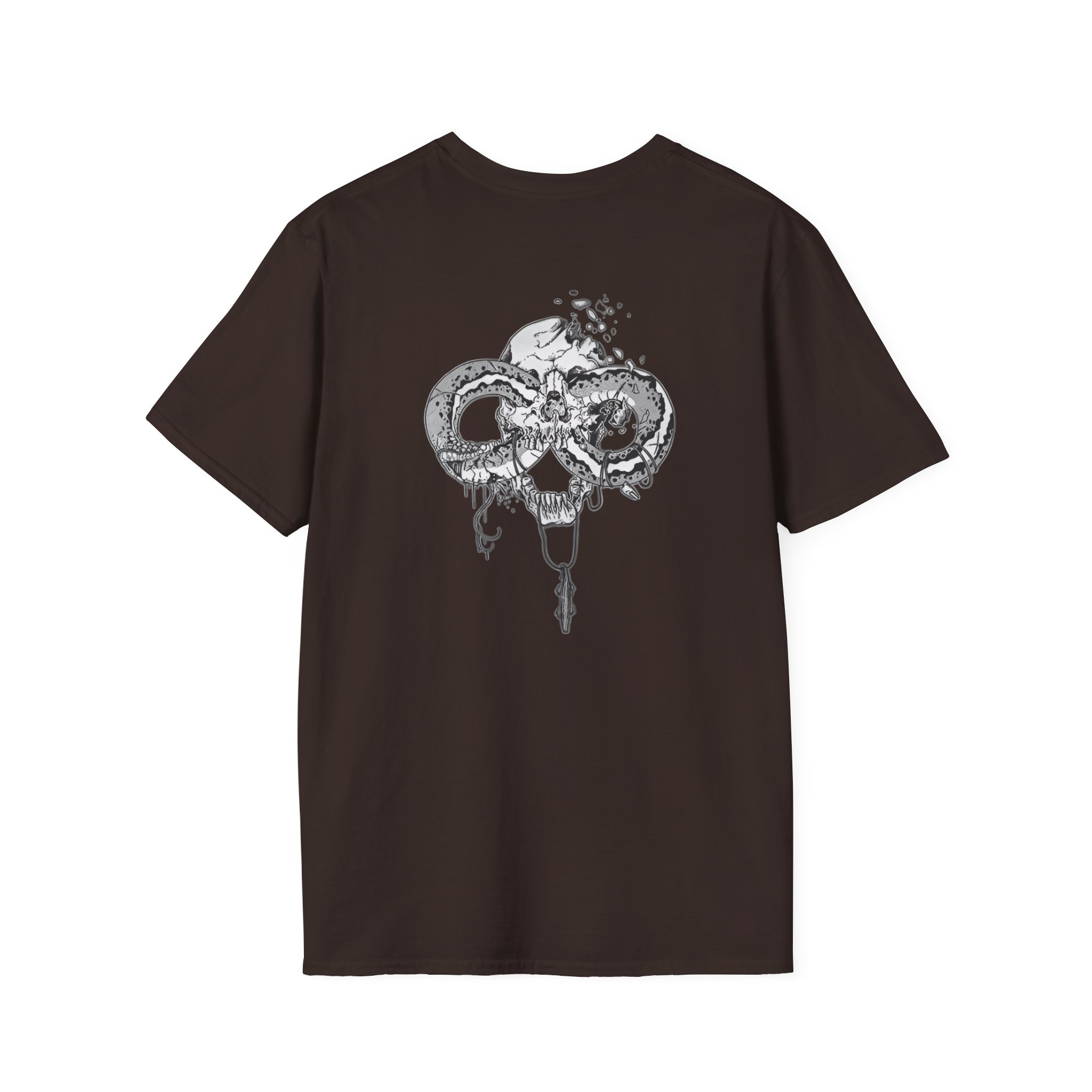 Power Trip Spikey Snake Unisex Softstyle T-Shirt