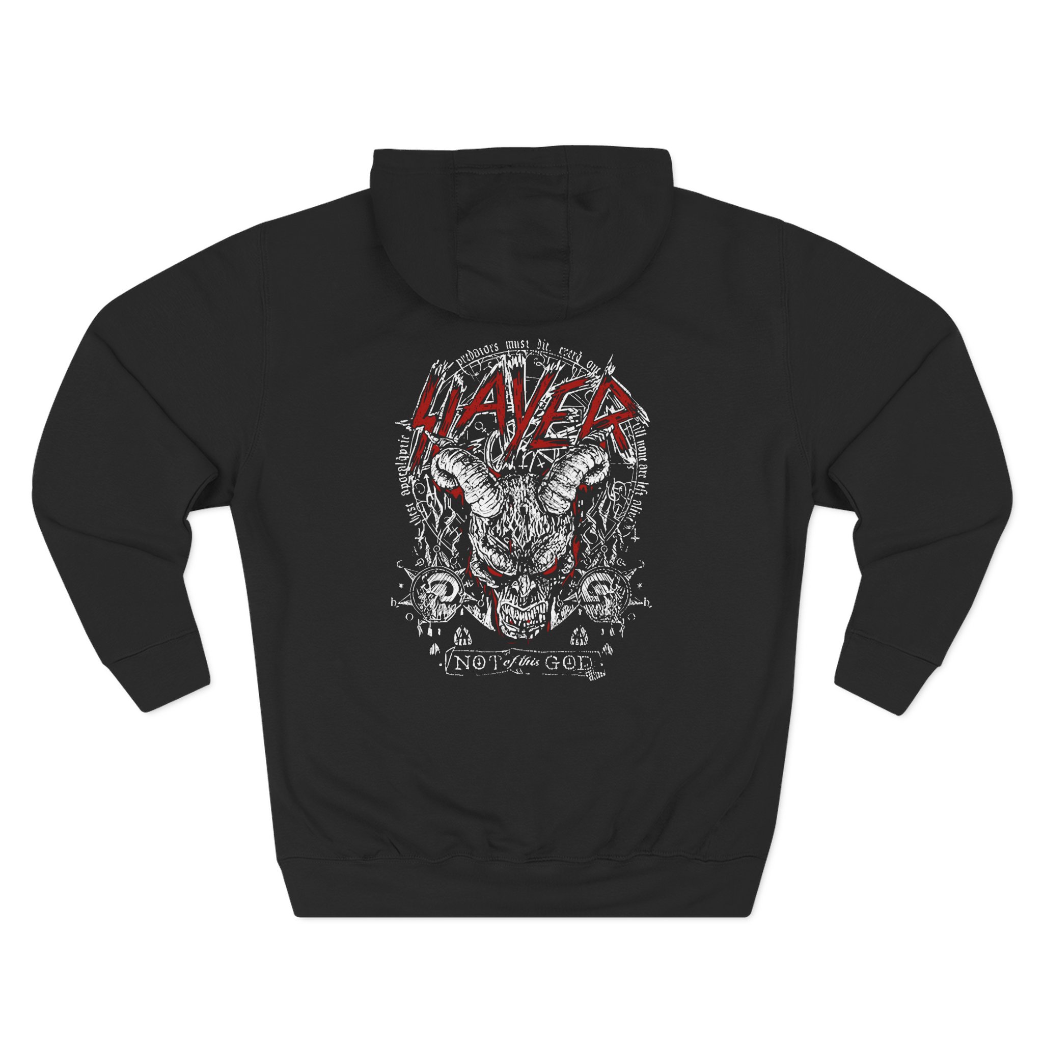 Slayer Not Of This God Three-Panel Fleece Hoodie