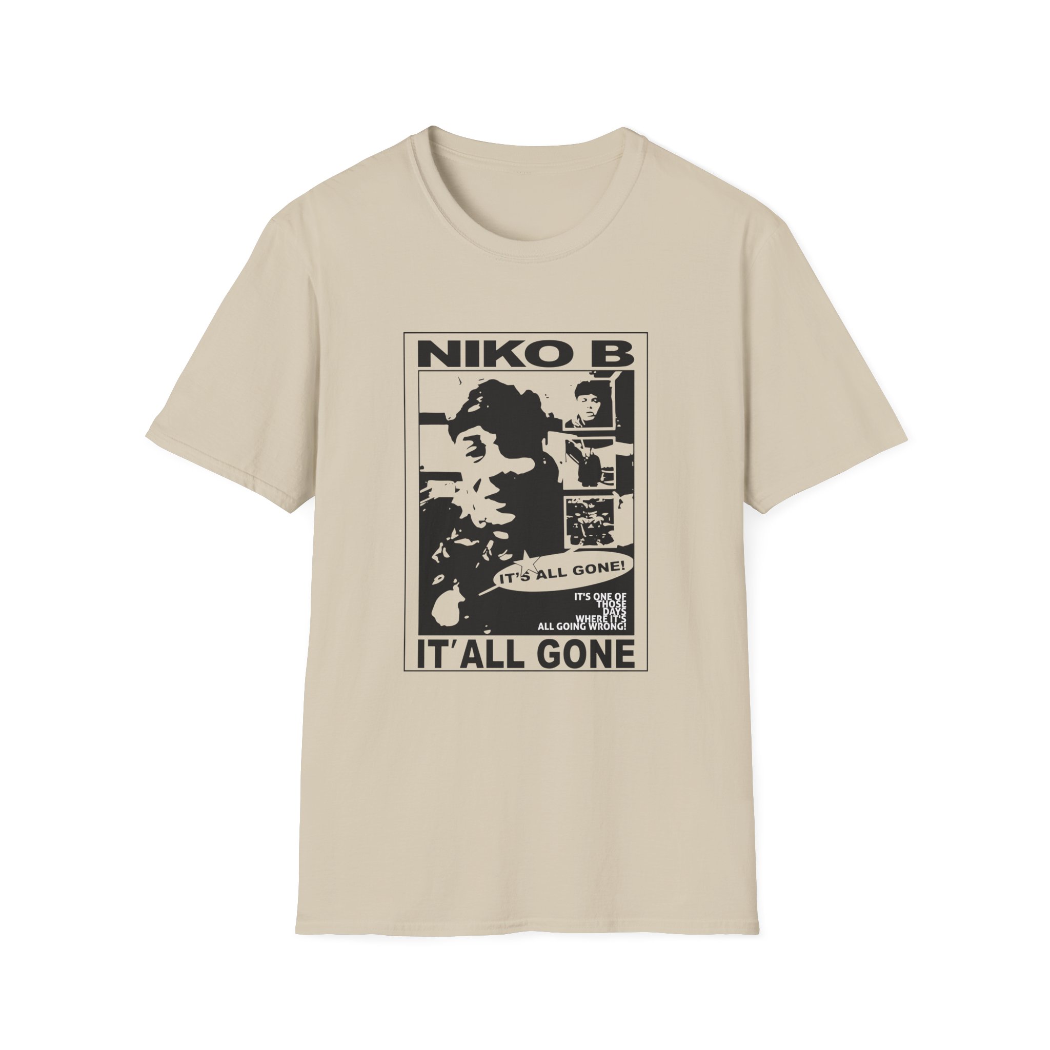 Niko B Its All Gone Unisex Softstyle T-shirt