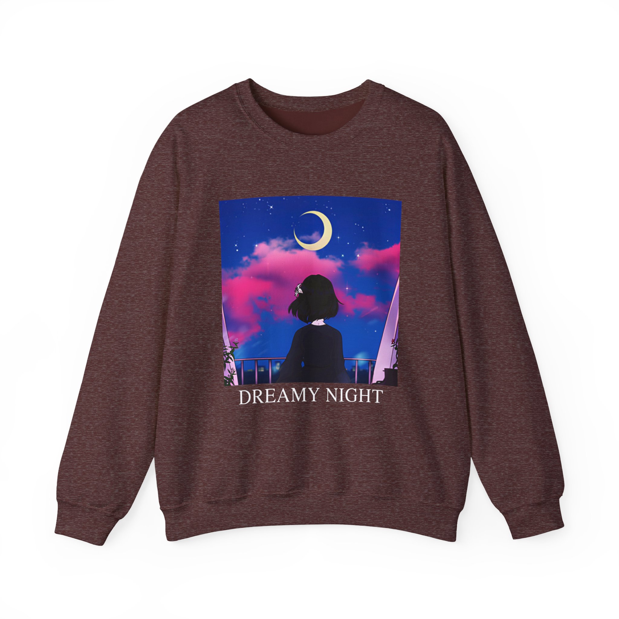 Lilypichu Dreamy Night Unisex Heavy Blendâ„¢ Crewneck Sweatshirt