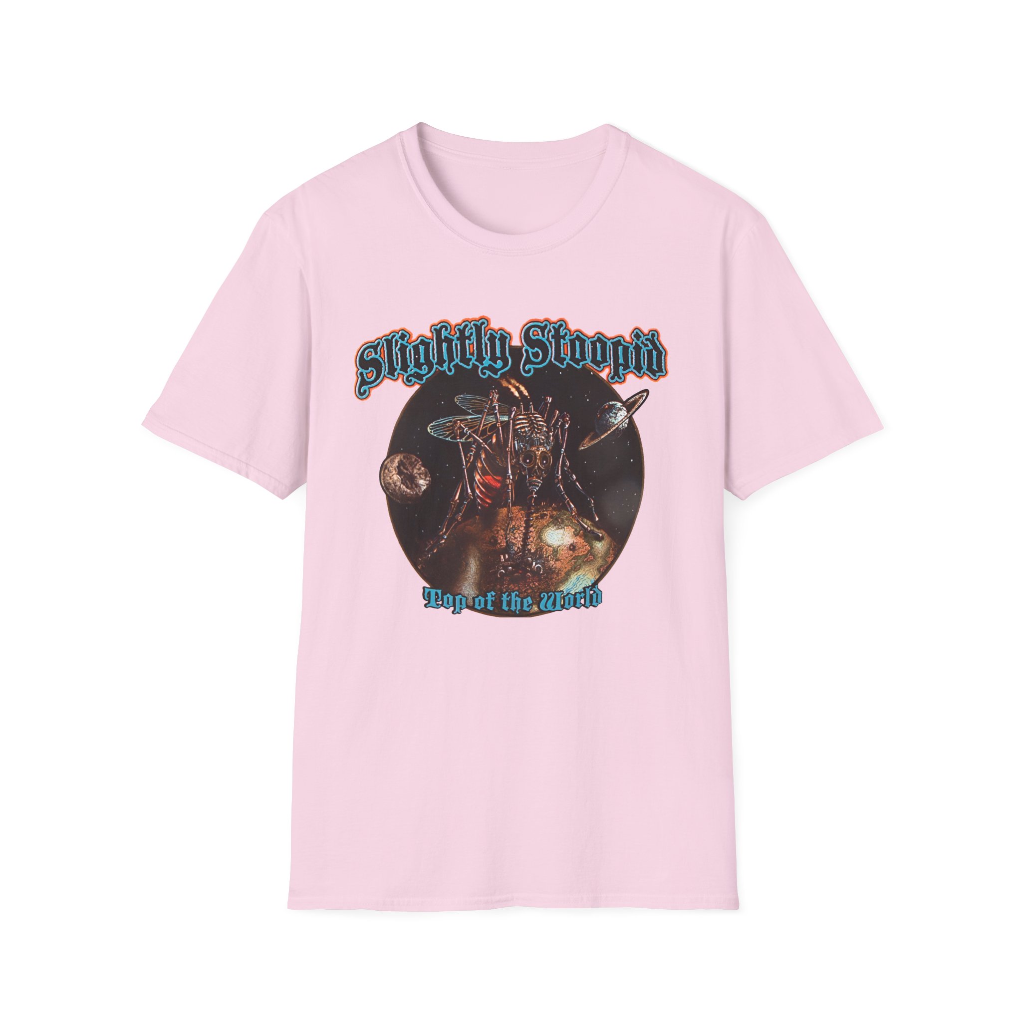 Slightly Stoopid Top of the World Golden Goods Unisex Softstyle T-Shirt