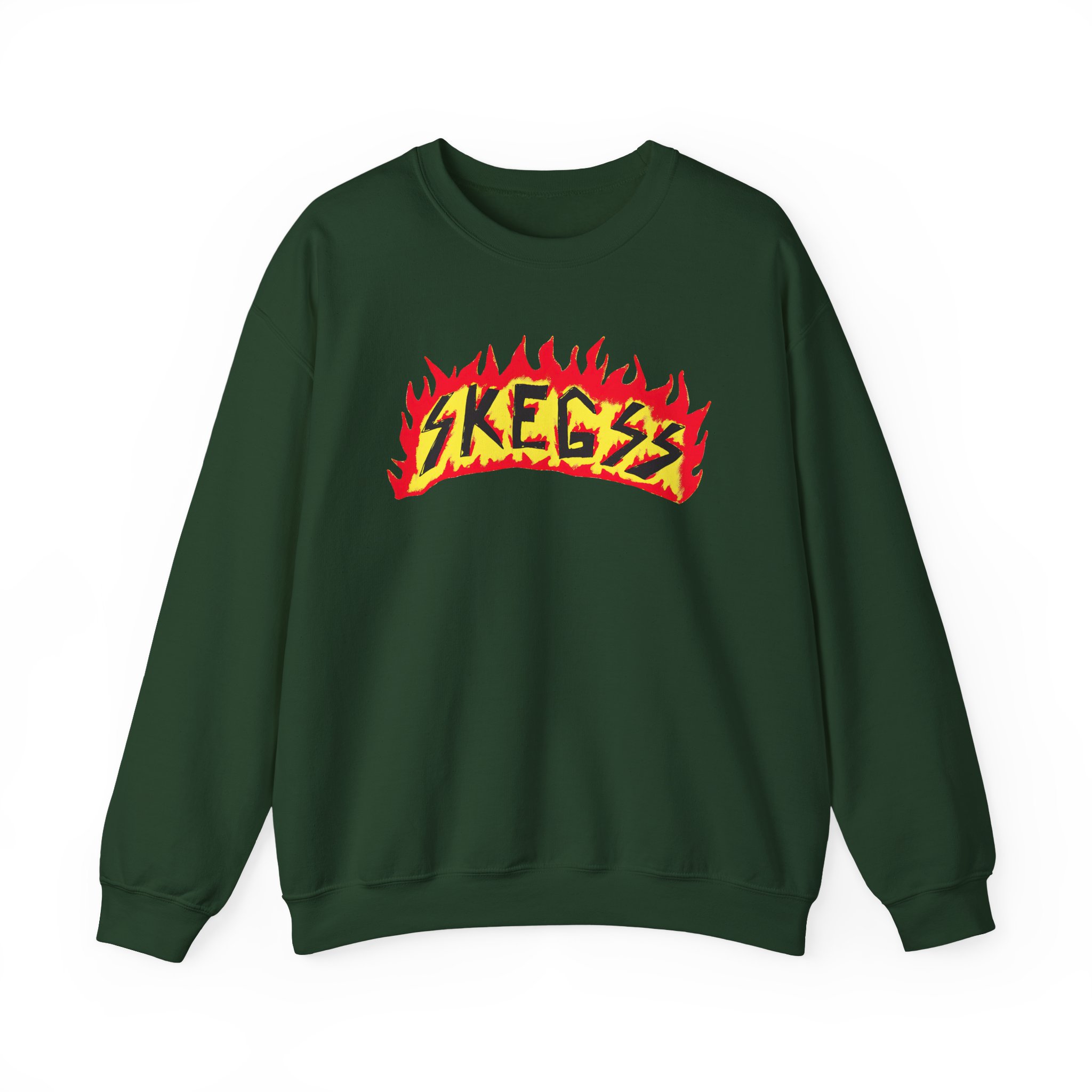 Skegss Flame Logo Unisex Heavy Blendâ„¢ Crewneck Sweatshirt