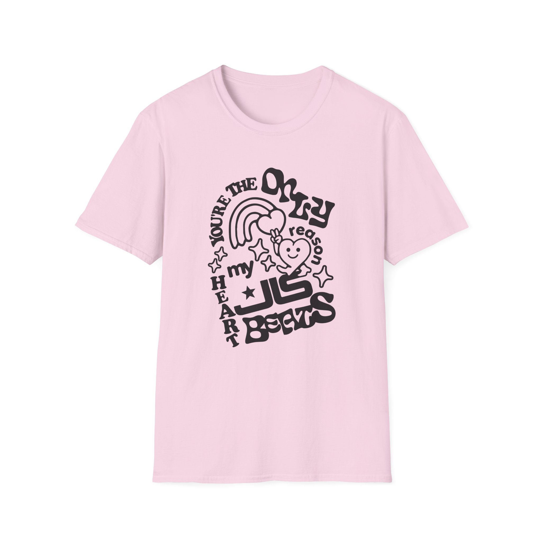 JLS Heart Beats Unisex Softstyle T-Shirt