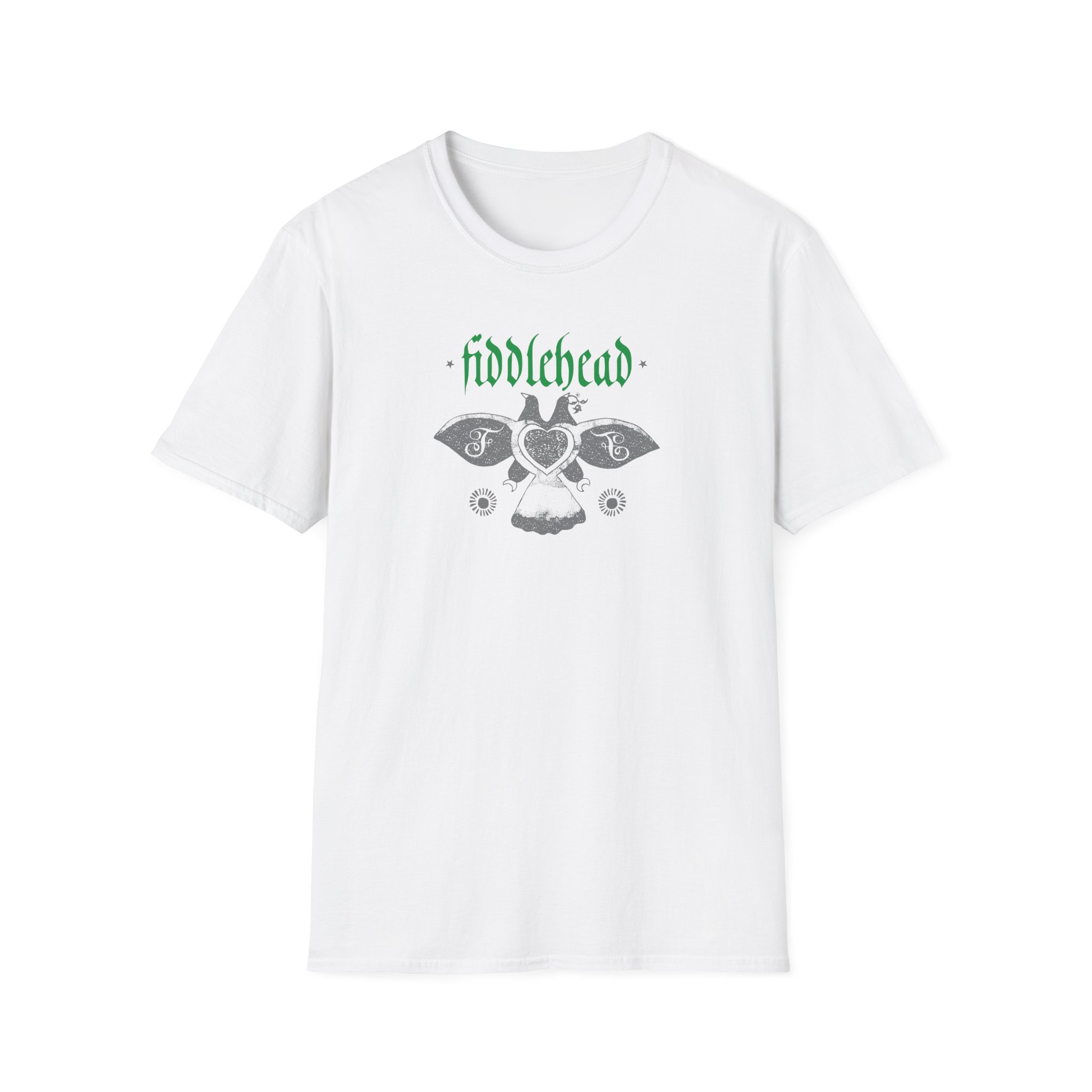 Fiddlehead Dove Unisex Softstyle T-Shirt