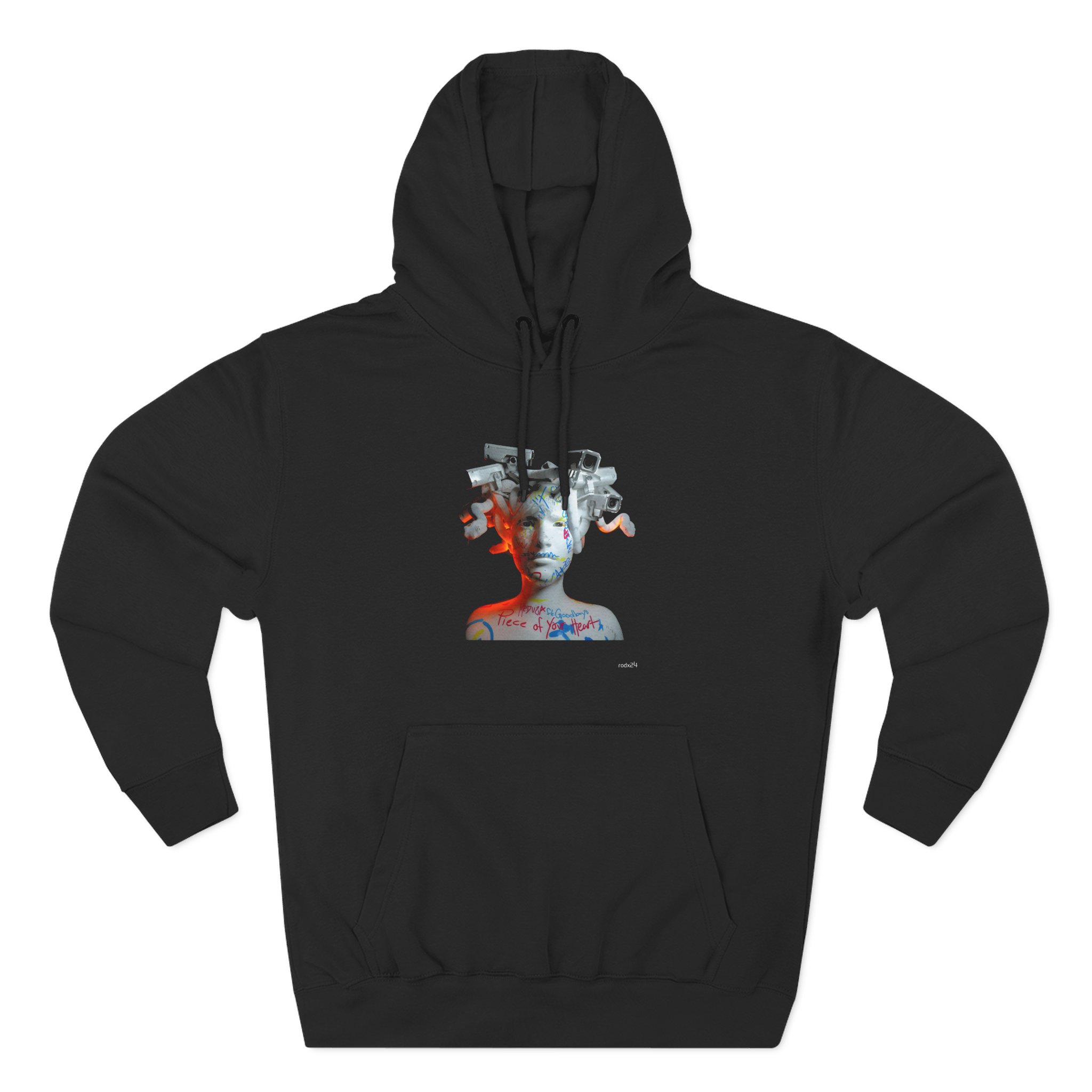 Meduza Three-Panel Fleece Hoodie