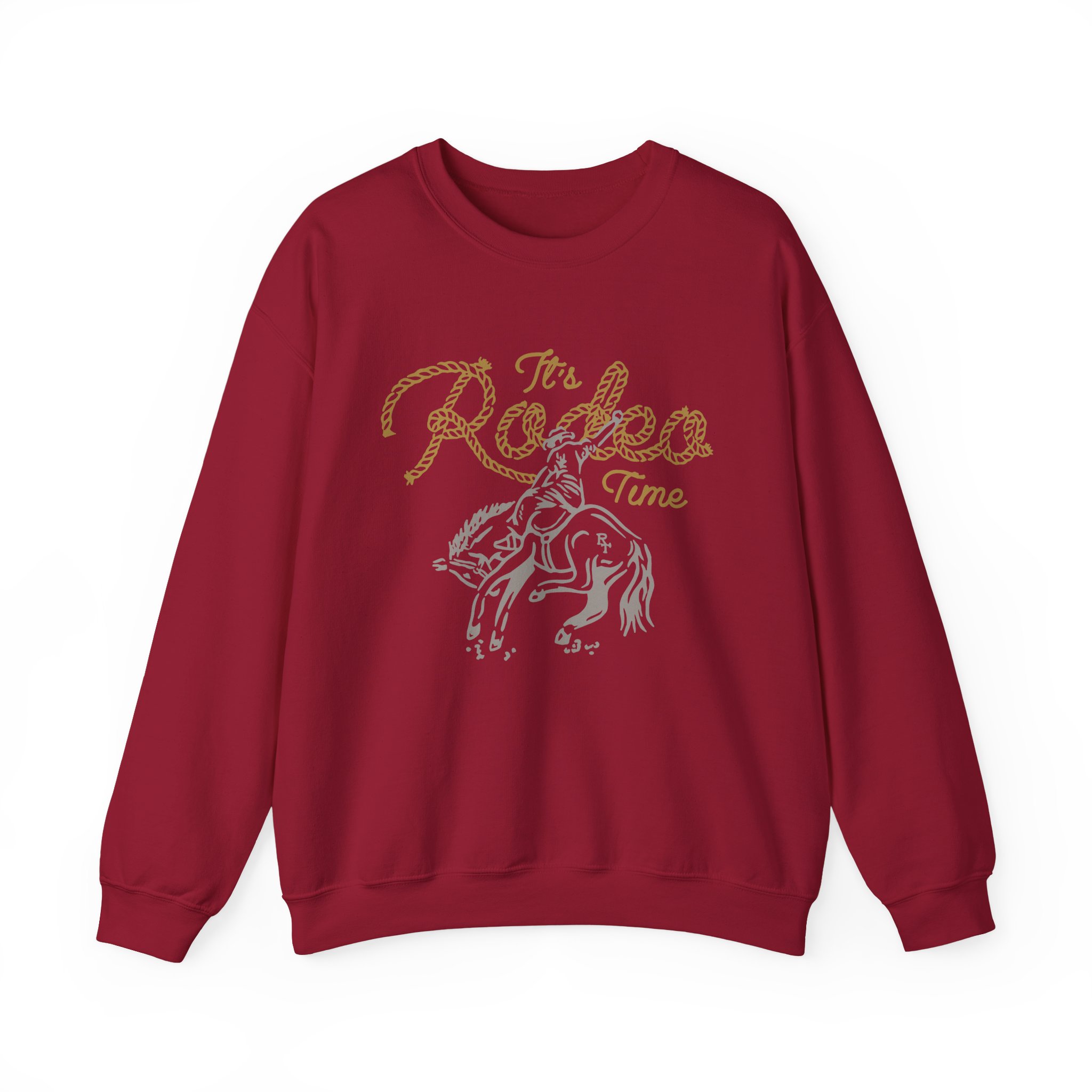 Dale Brisby It's Rodeo Time Bronc Unisex Heavy Blendâ„¢ Crewneck Sweatshirt