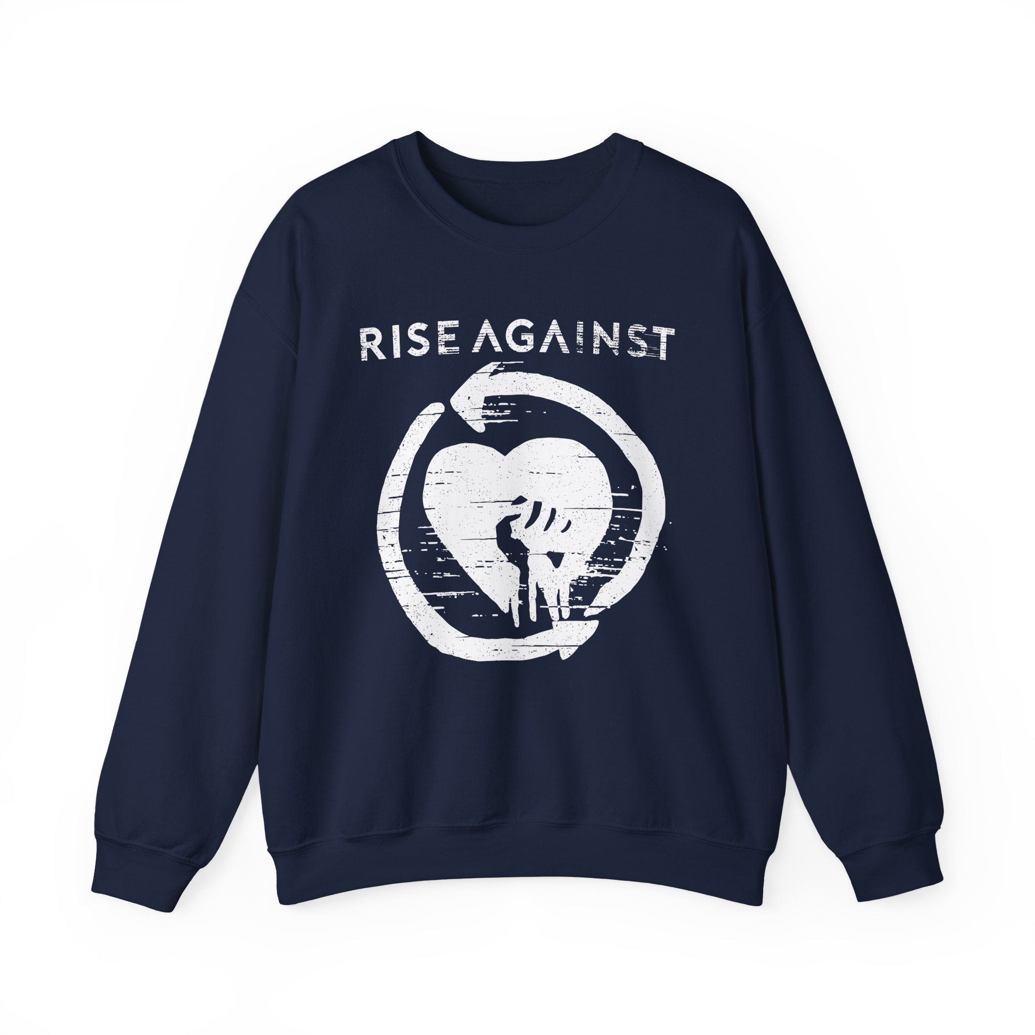 Rise Against Heartfist Babygrow Unisex Heavy Blendâ„¢ Crewneck Sweatshirt