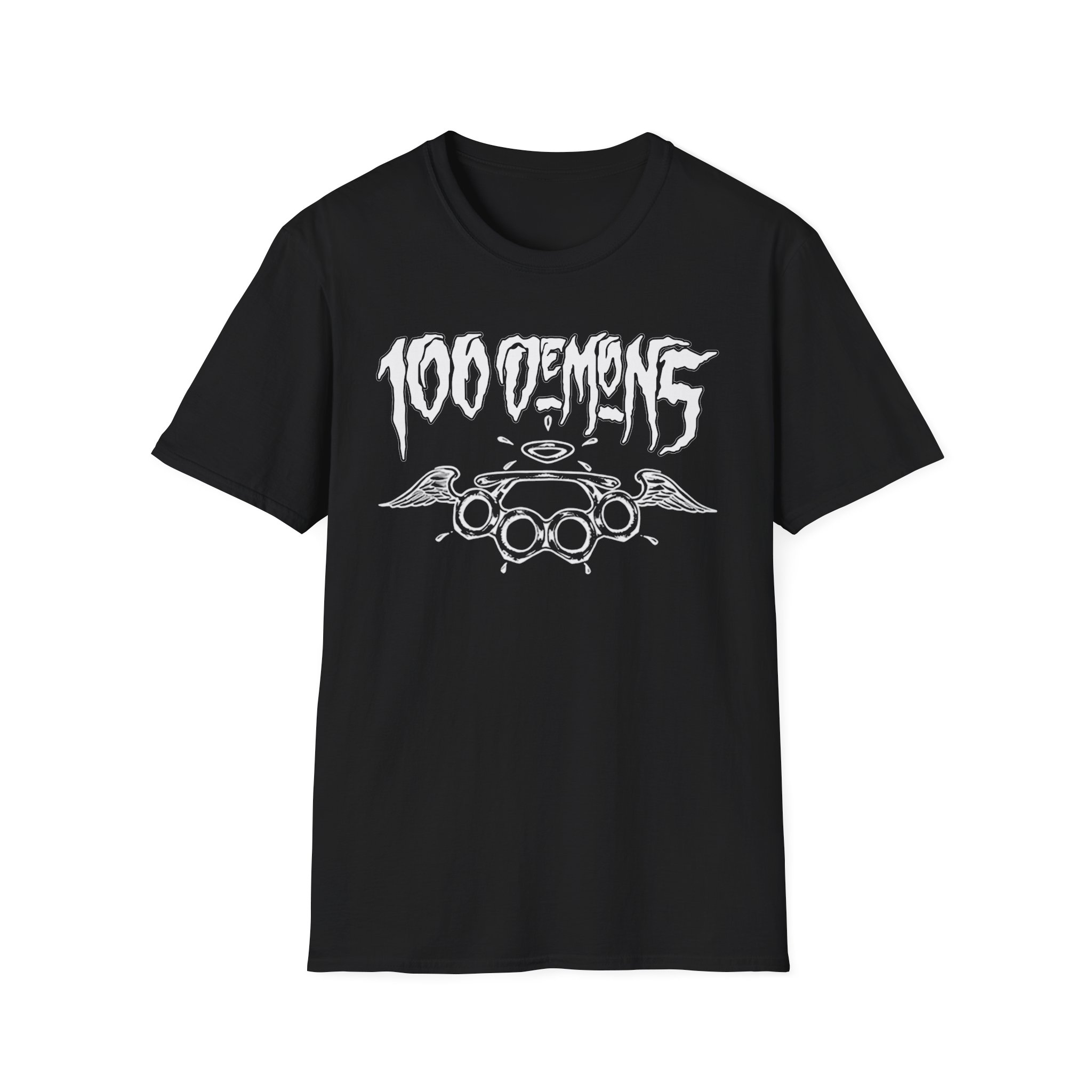 100 Demons Spade Sickle Unisex Softstyle T-Shirt