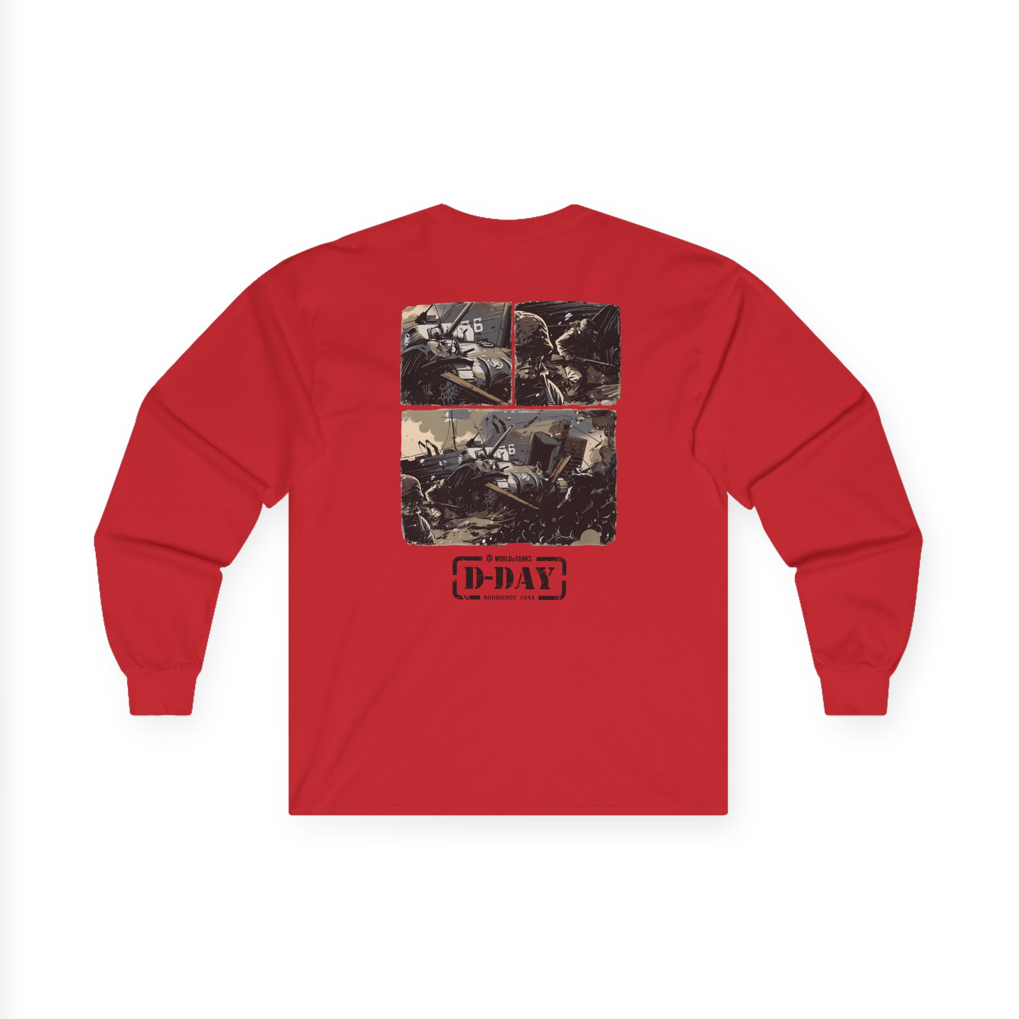 World of Tank Wot D-day Fury Storm Unisex Ultra Cotton Long Sleeve Tee