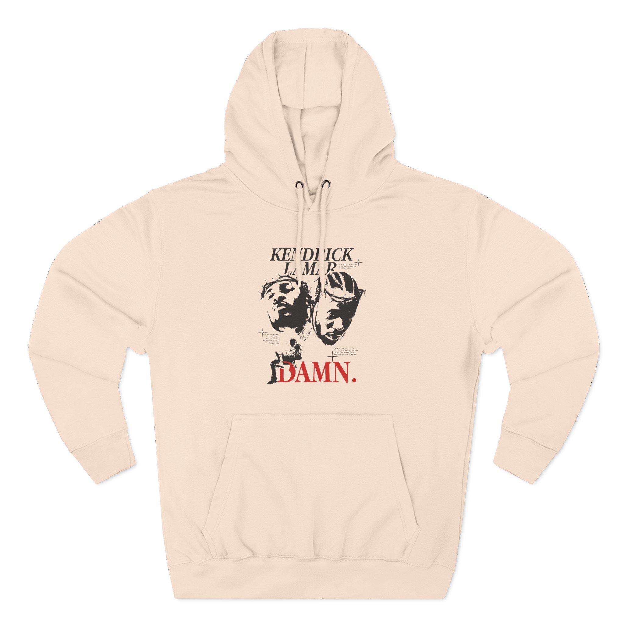 Kendrick Lamar Damn Three-Panel Fleece Hoodie