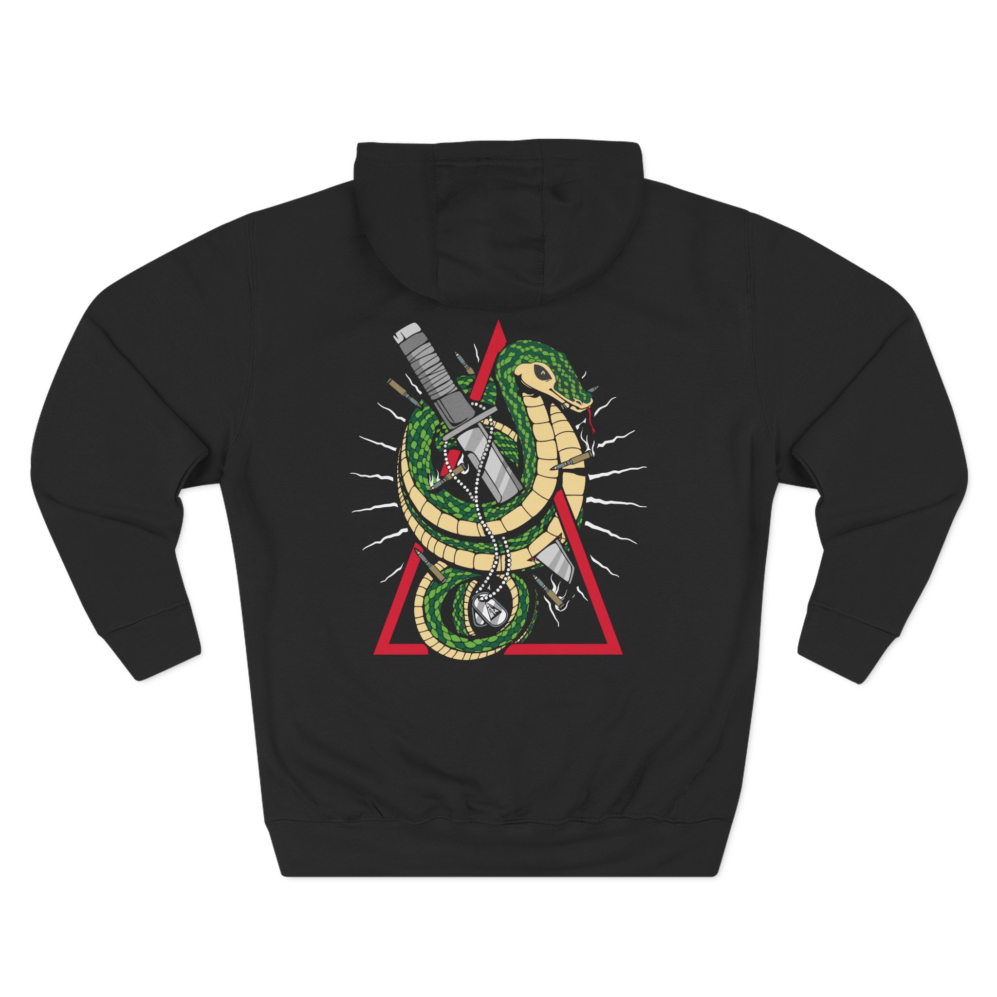 Lvndmark Snake Three-Panel Fleece Hoodie