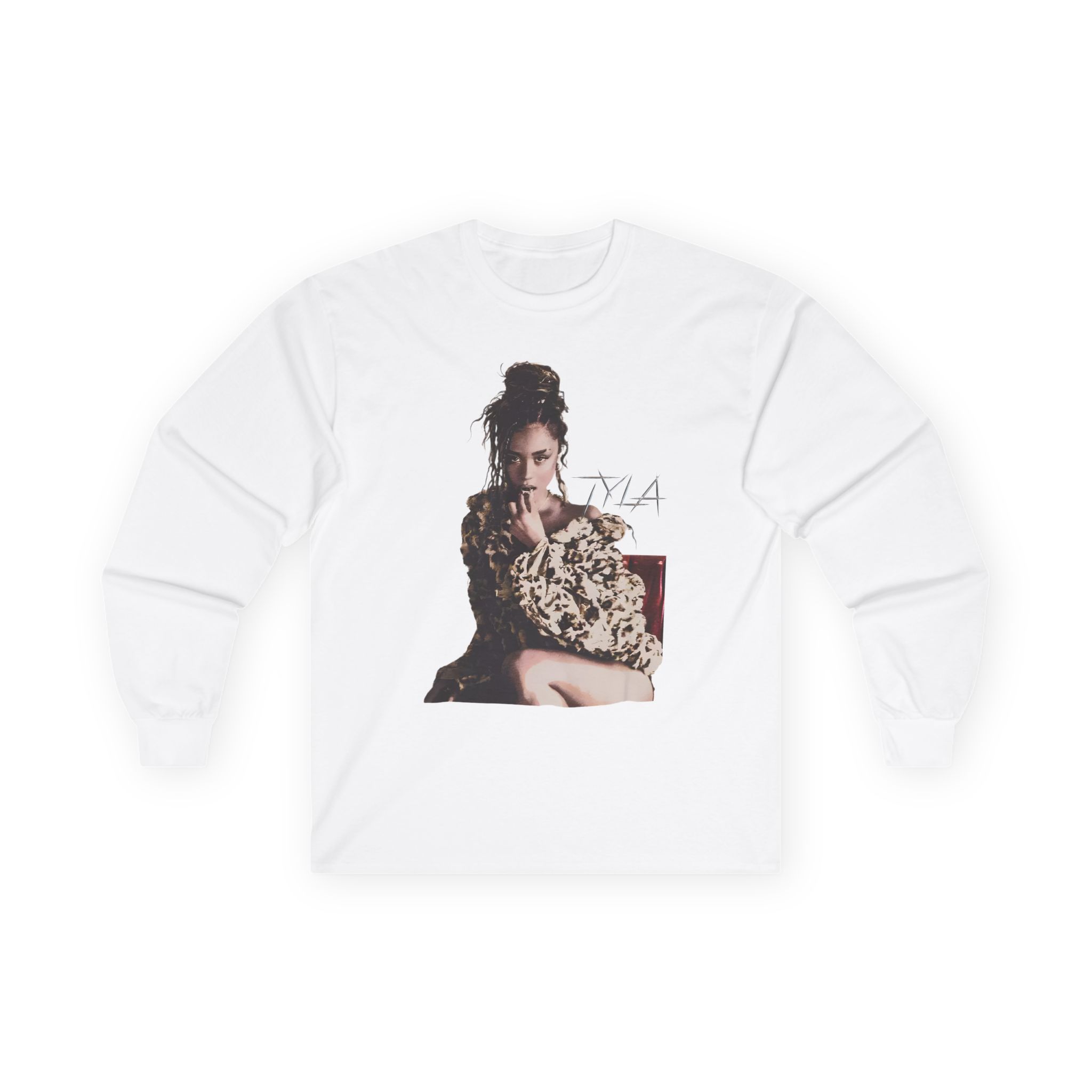 Tyla Sitting Portrait Unisex Ultra Cotton Long Sleeve Tee