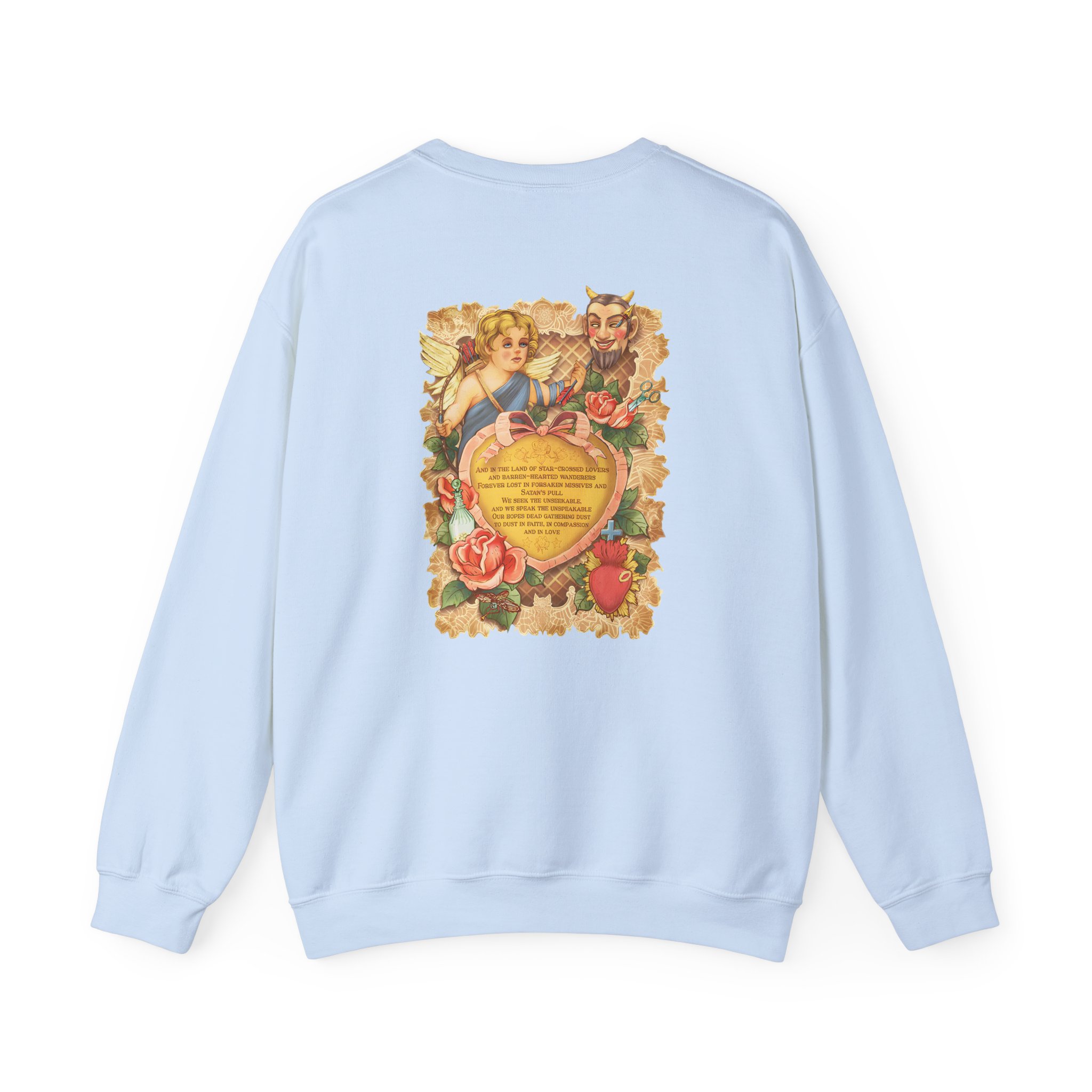 The Smashing Pumpkins Cupid De Locke Unisex Heavy Blendâ„¢ Crewneck Sweatshirt