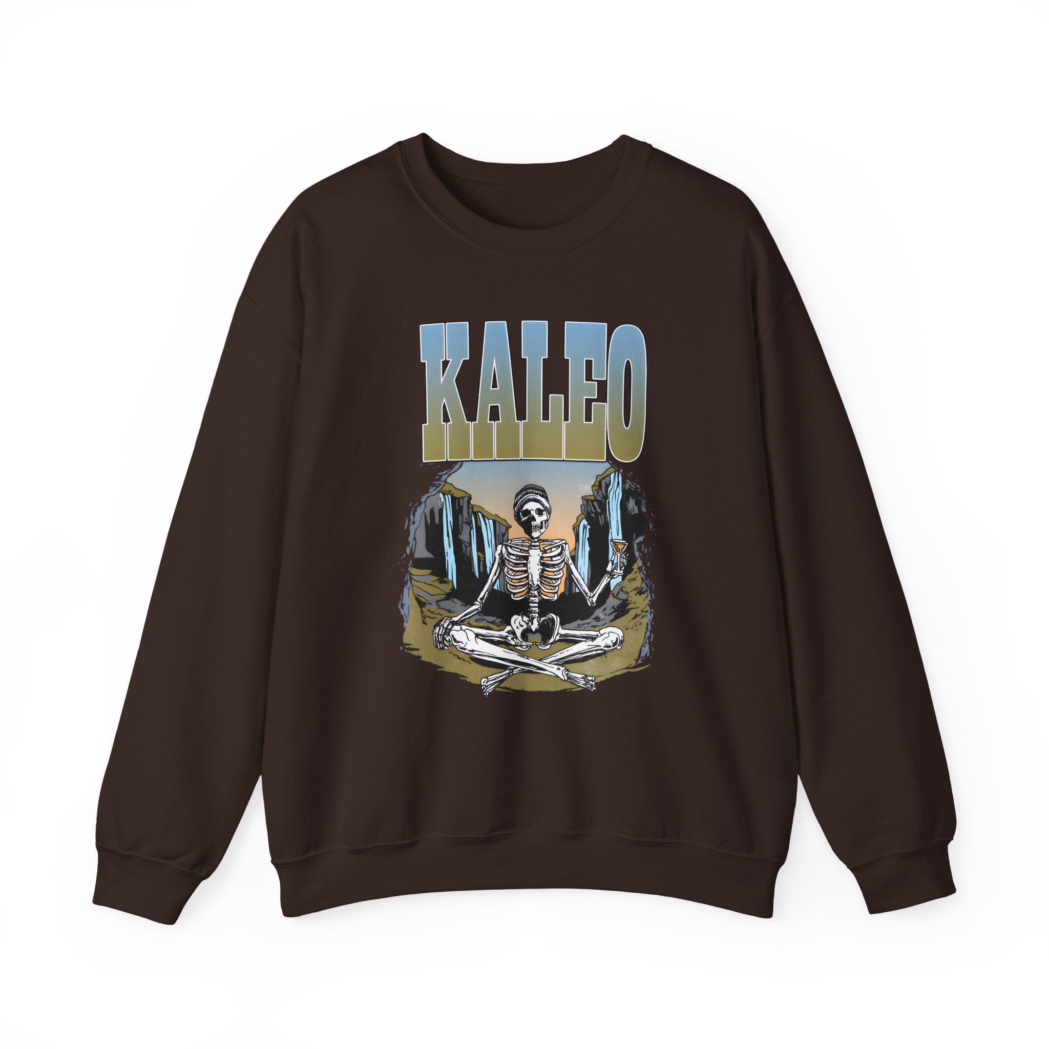 Kaleo Meditating Skeleton Unisex Heavy Blendâ„¢ Crewneck Sweatshirt