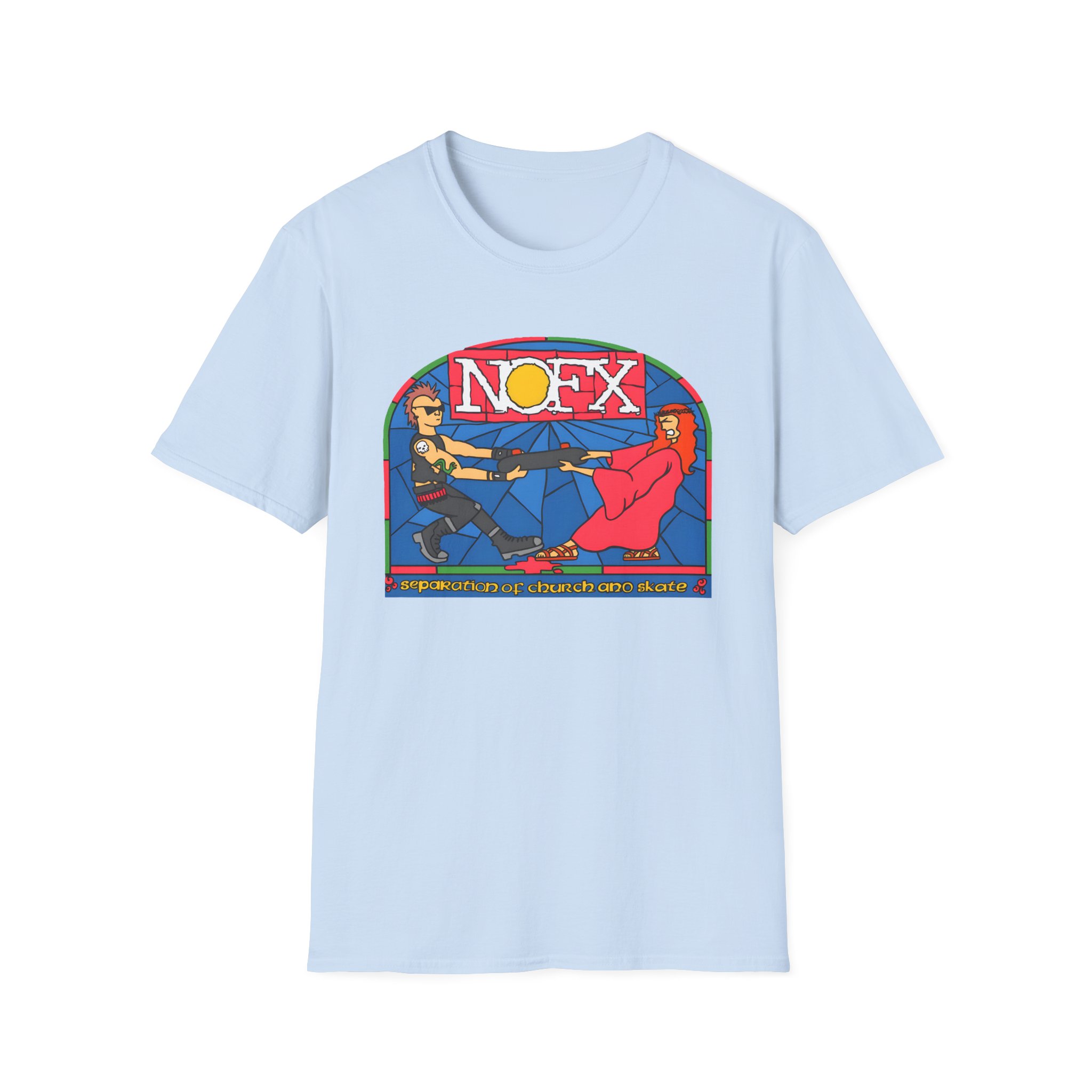 Nofx Seperation Unisex Softstyle T-Shirt