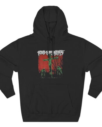 100 Demons Three-Panel Fleece Hoodie
