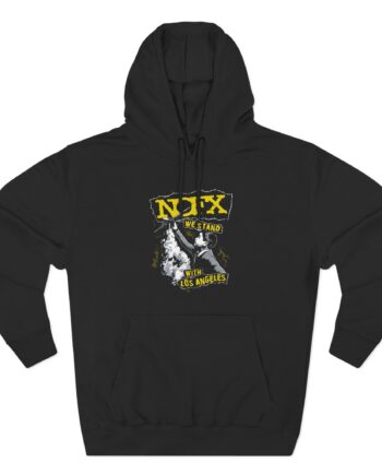 Nofx Fire Relief Three-Panel Fleece Hoodie