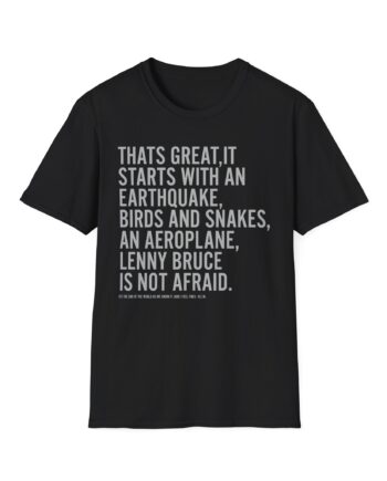 Rem Its the End of the World as We Know It Unisex Softstyle T-Shirt