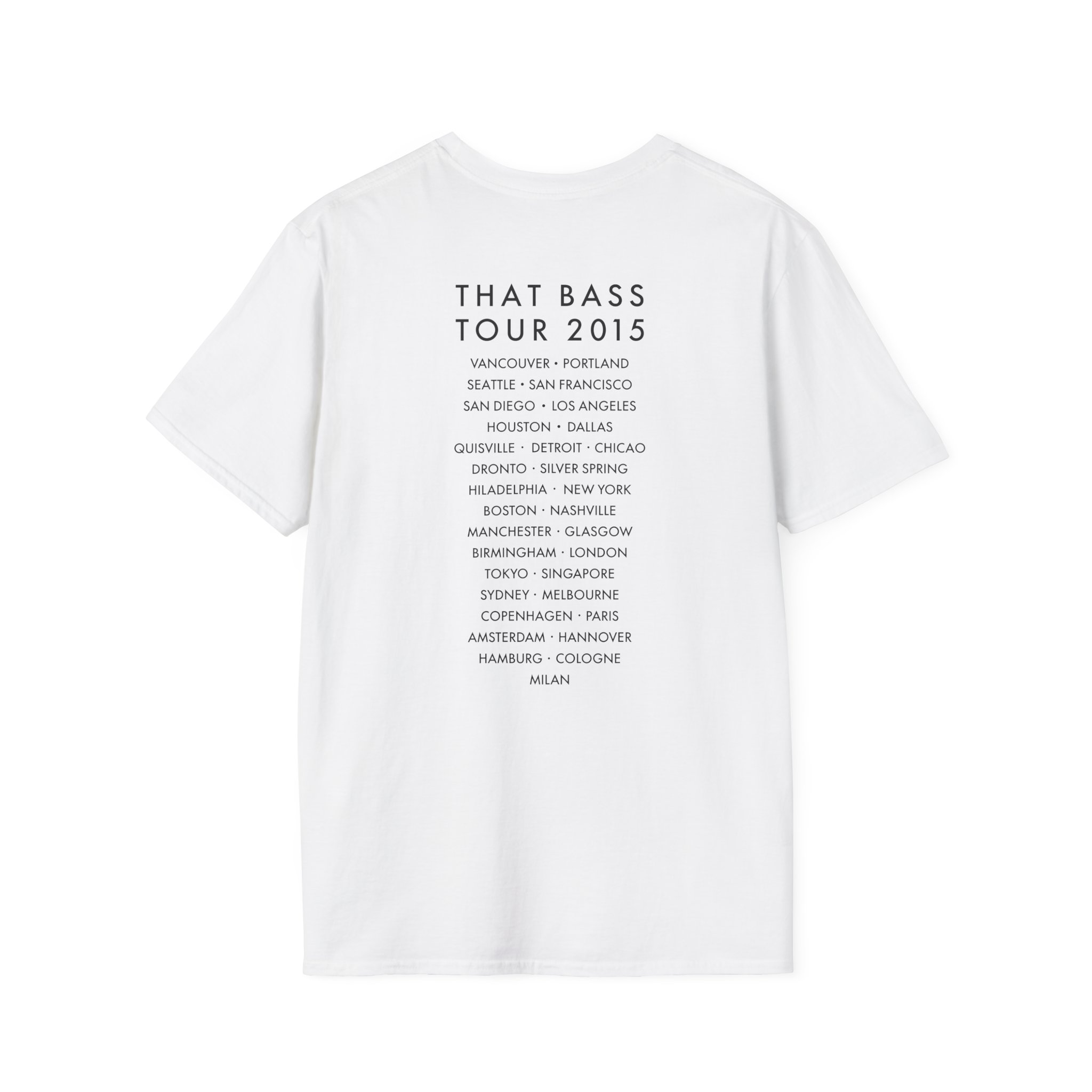 Meghan Trainor Title Pose Turquoise Unisex Softstyle T-Shirt