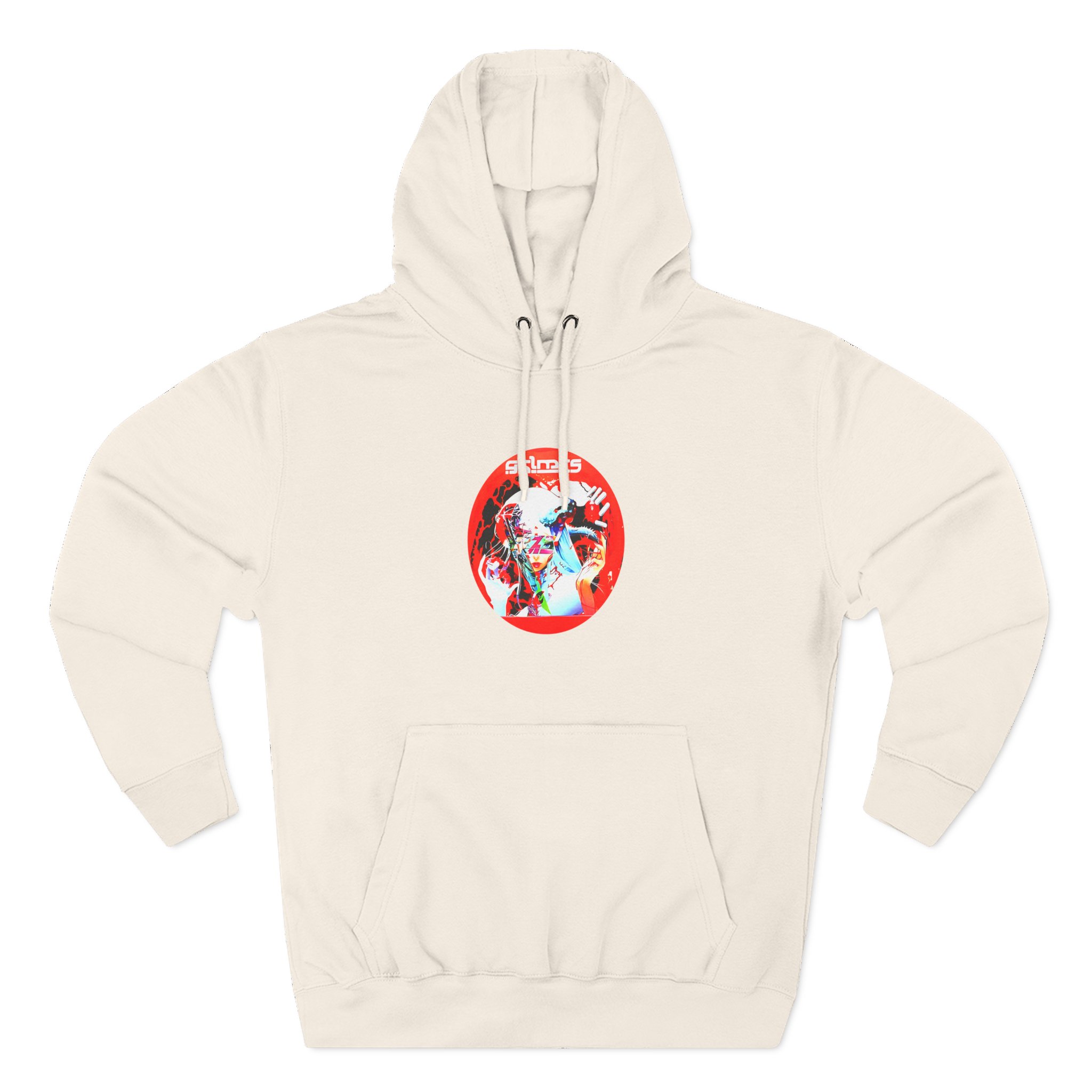 Grimes Three-panel Fleece Hoodie