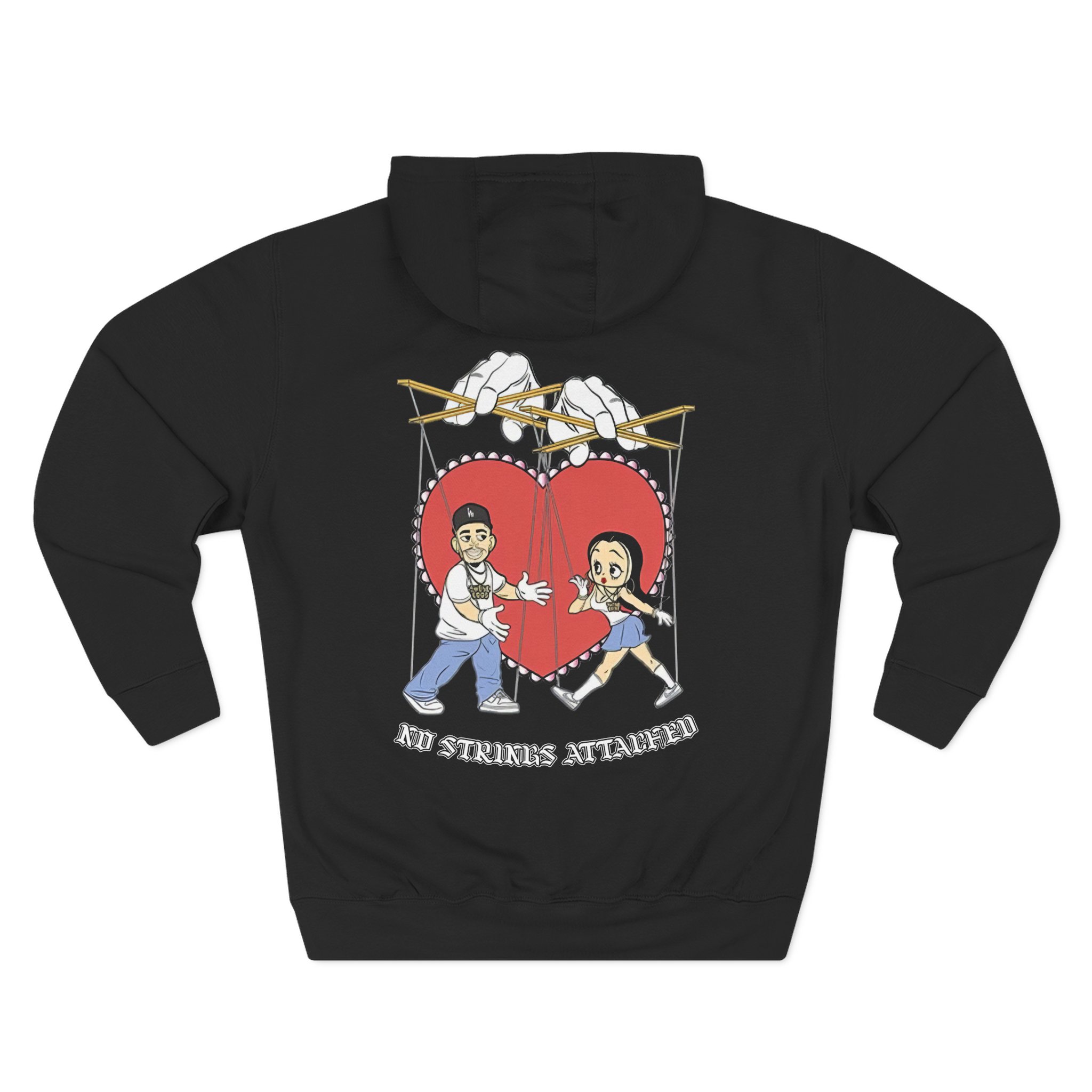These Foos Three-Panel Fleece Hoodie