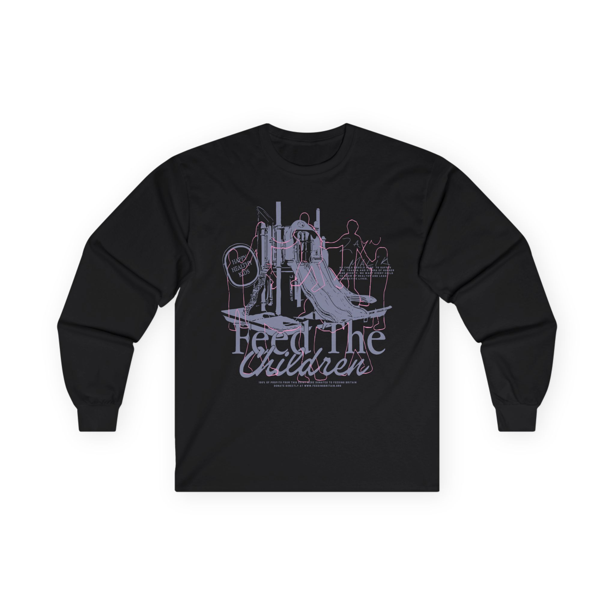 Zayn Malik Zayn X Feeding Britain Future Unisex Ultra Cotton Long Sleeve Tee