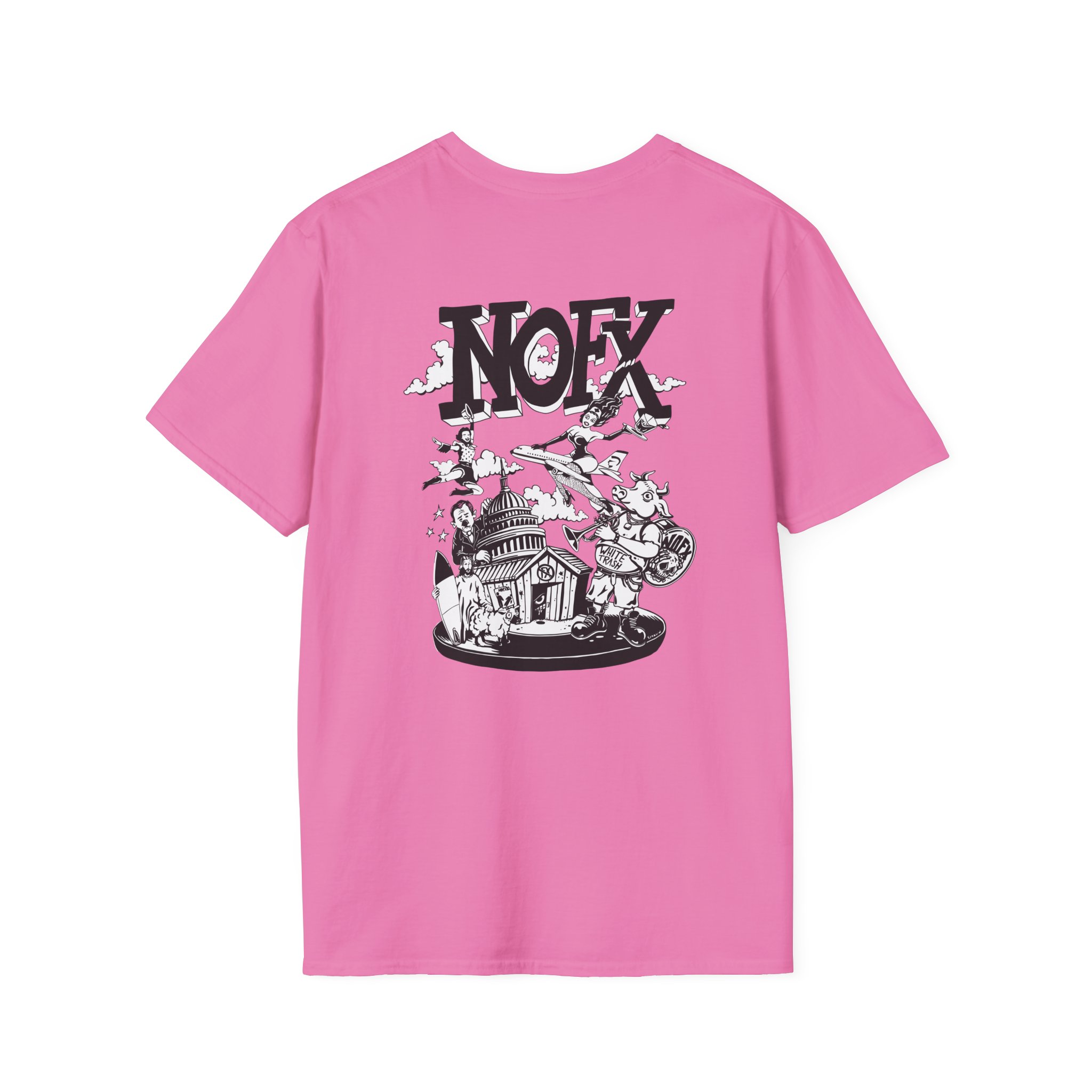 Nofx Allbums Unisex Softstyle T-Shirt