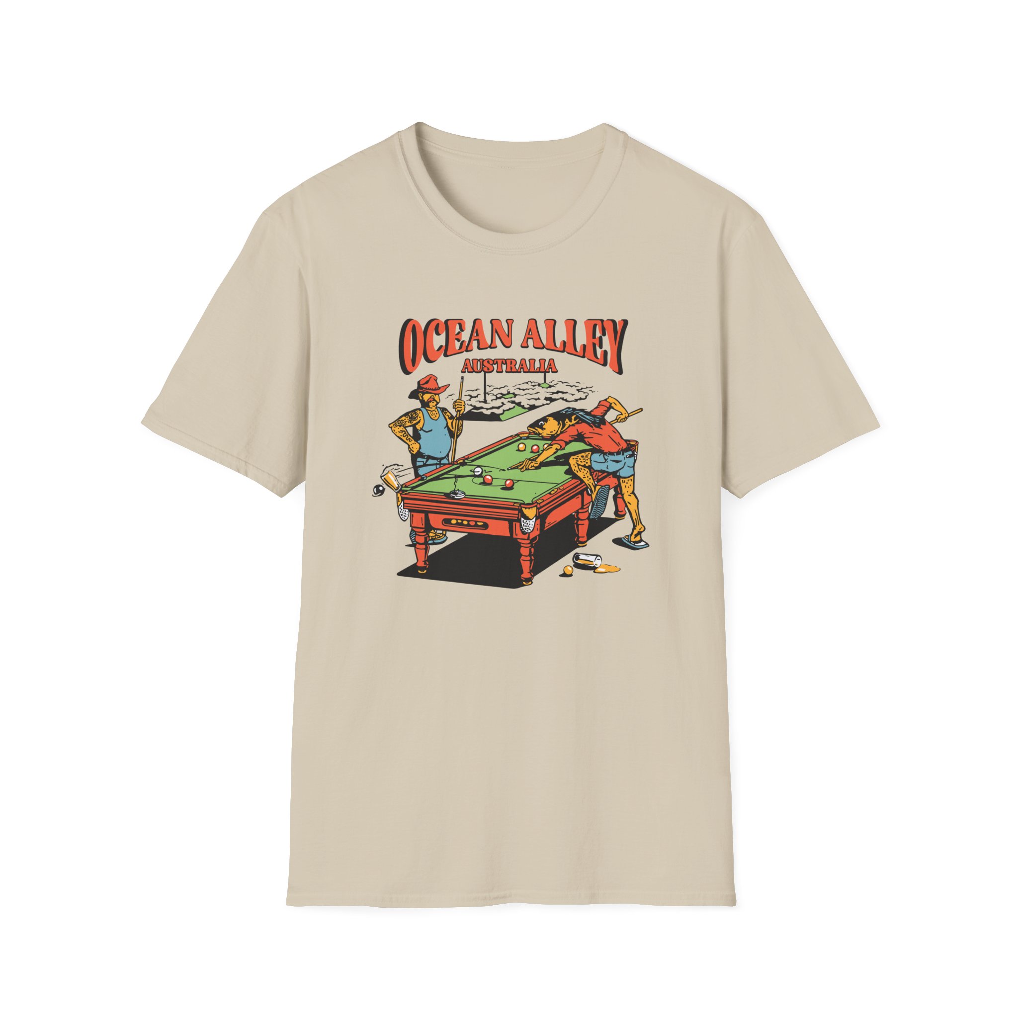 Ocean Alley Pool Table Unisex Softstyle T-Shirt