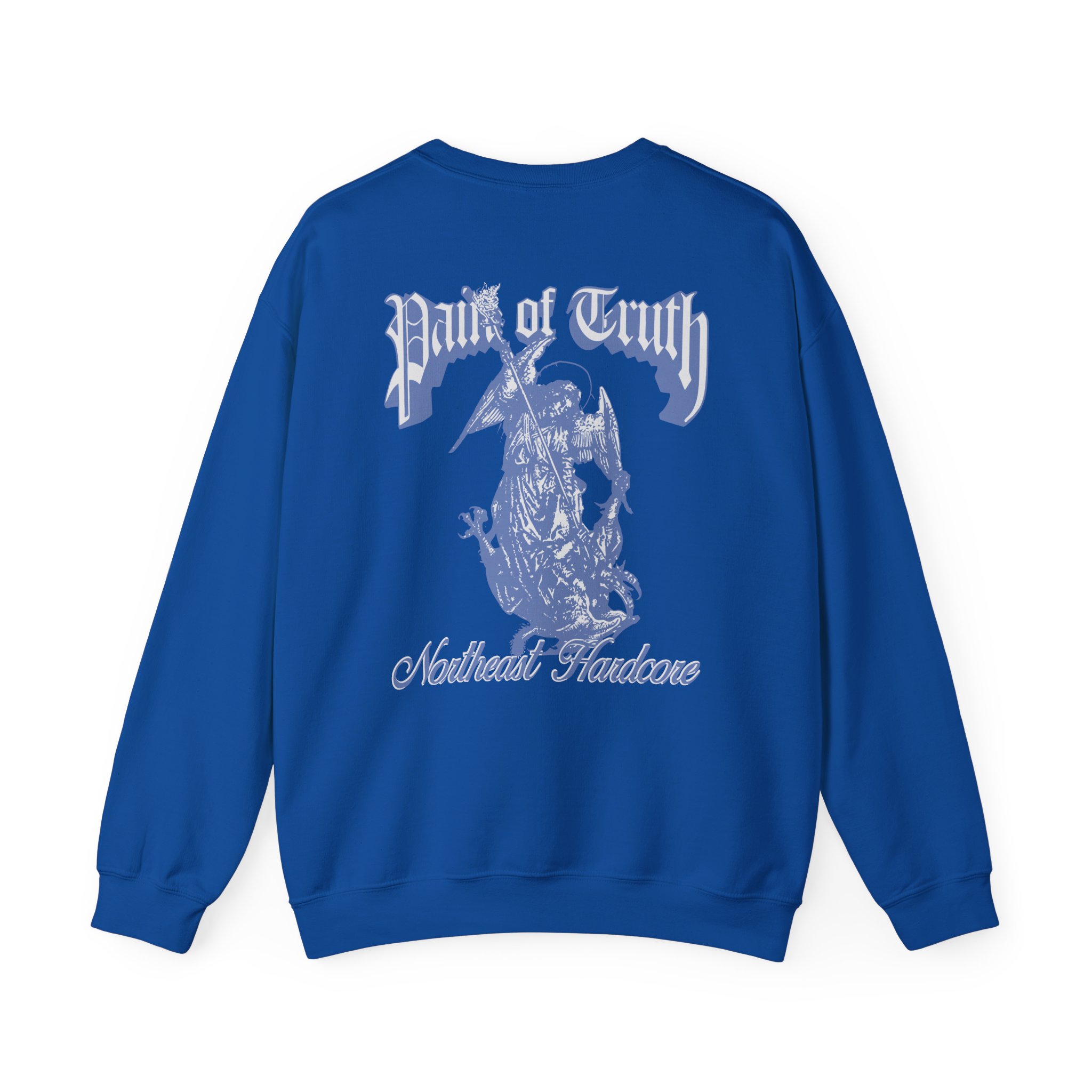 Pain of Truth Not Through Blood Unisex Heavy Blendâ„¢ Crewneck Sweatshirt