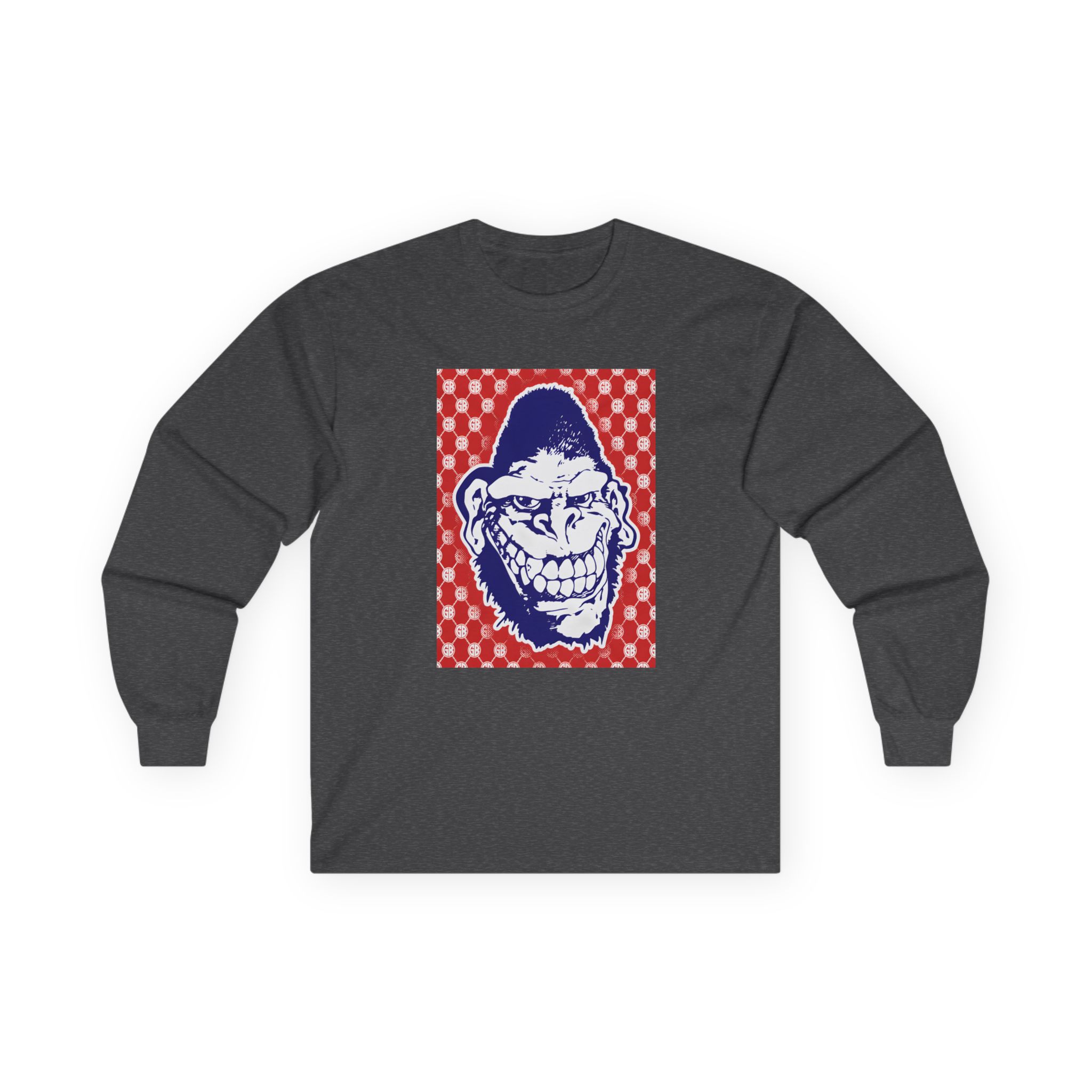 Gorilla Biscuits Gb Pattern Unisex Ultra Cotton Long Sleeve Tee