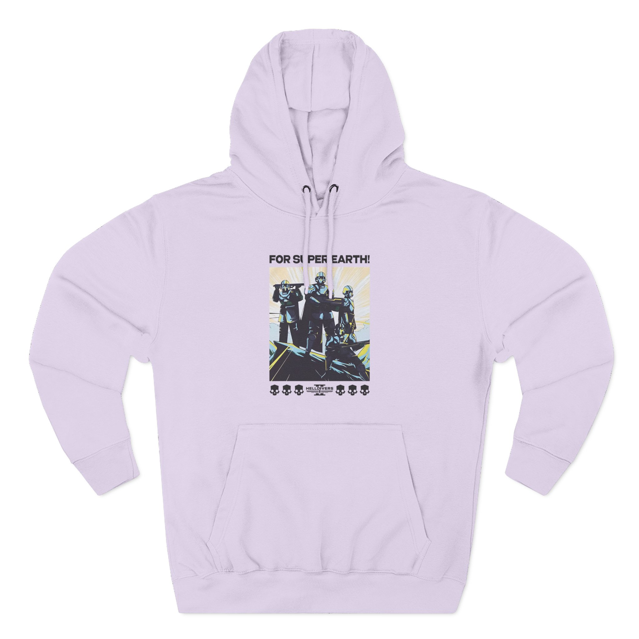 Helldivers for Democracy Three-Panel Fleece Hoodie