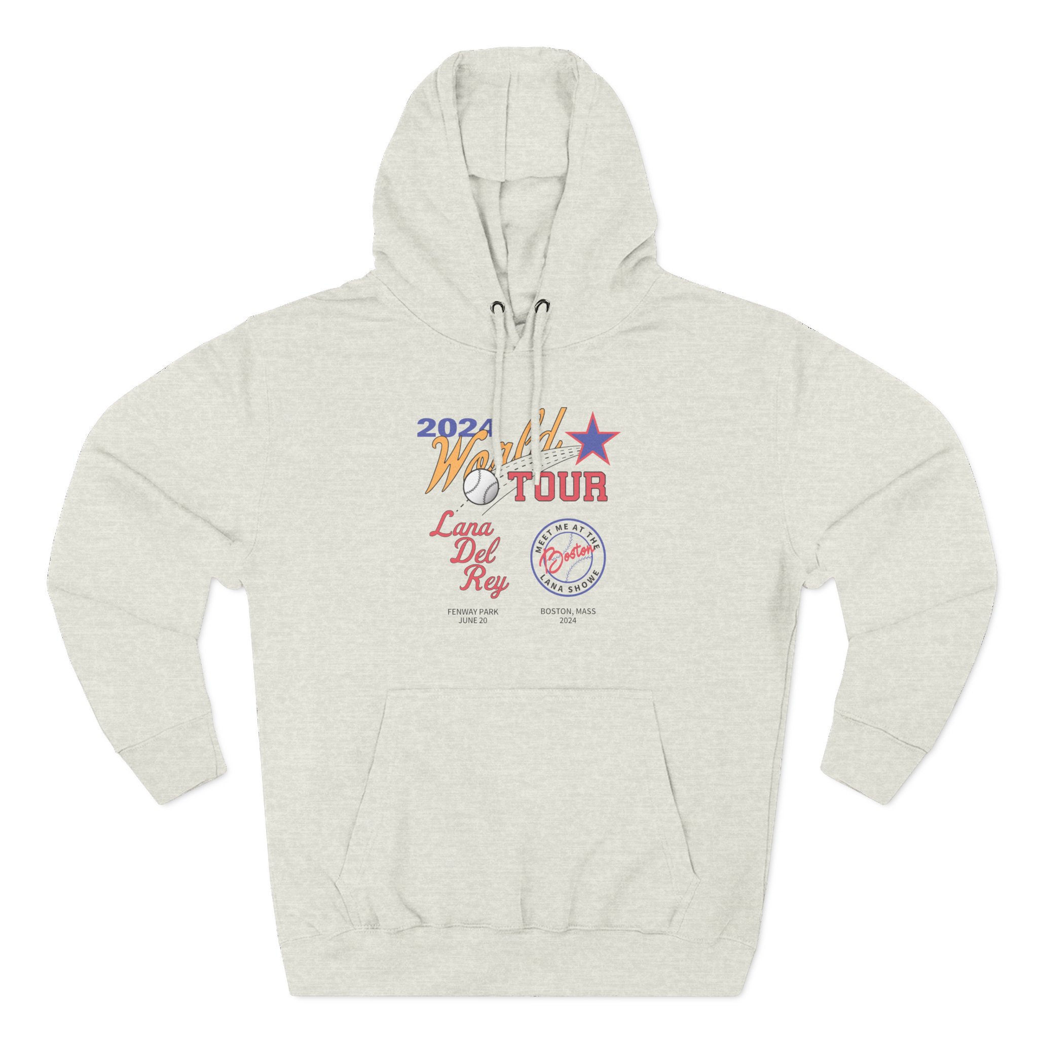 Lanadelrey Three-Panel Fleece Hoodie