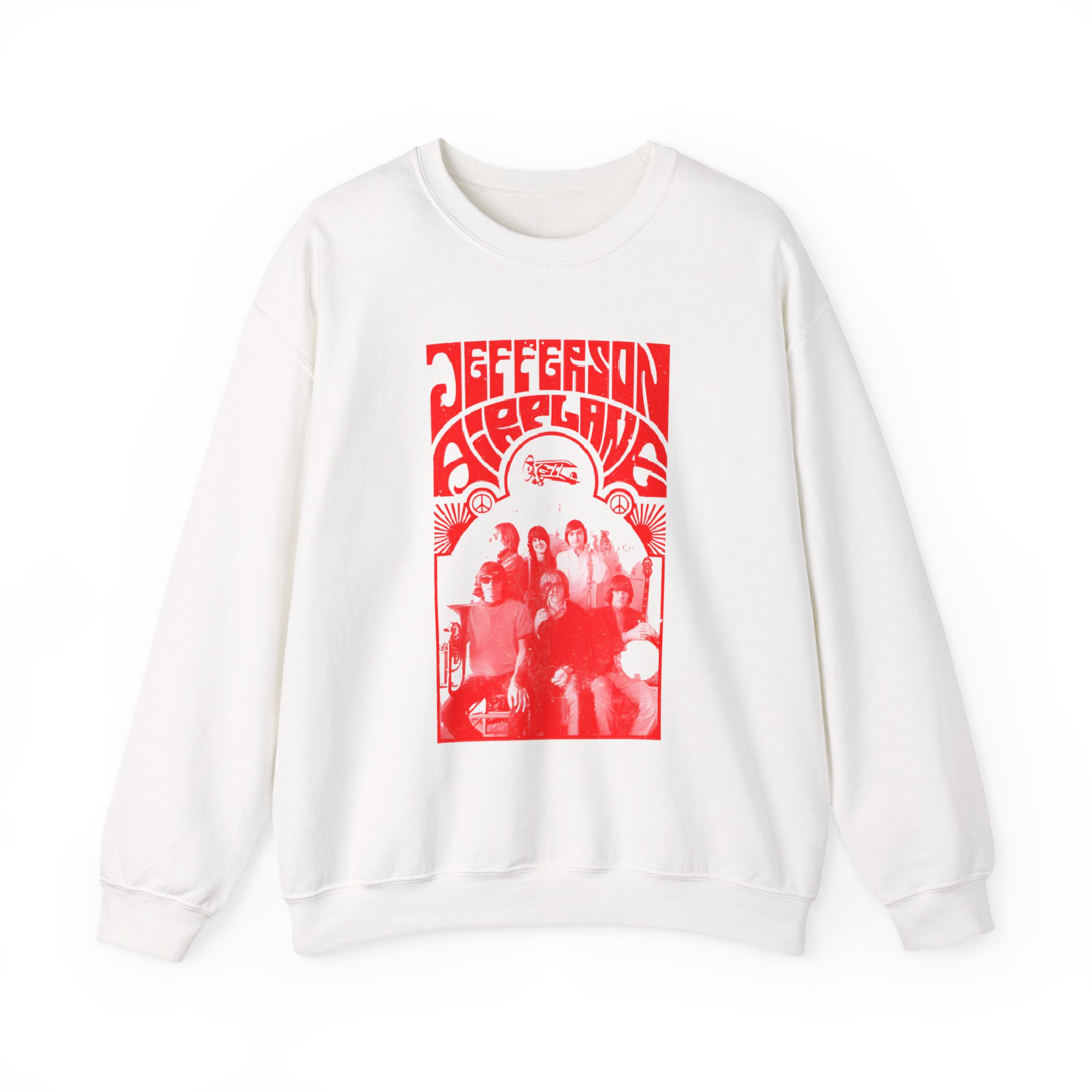 Jefferson Airplane Band Photo Unisex Heavy Blendâ„¢ Crewneck Sweatshirt