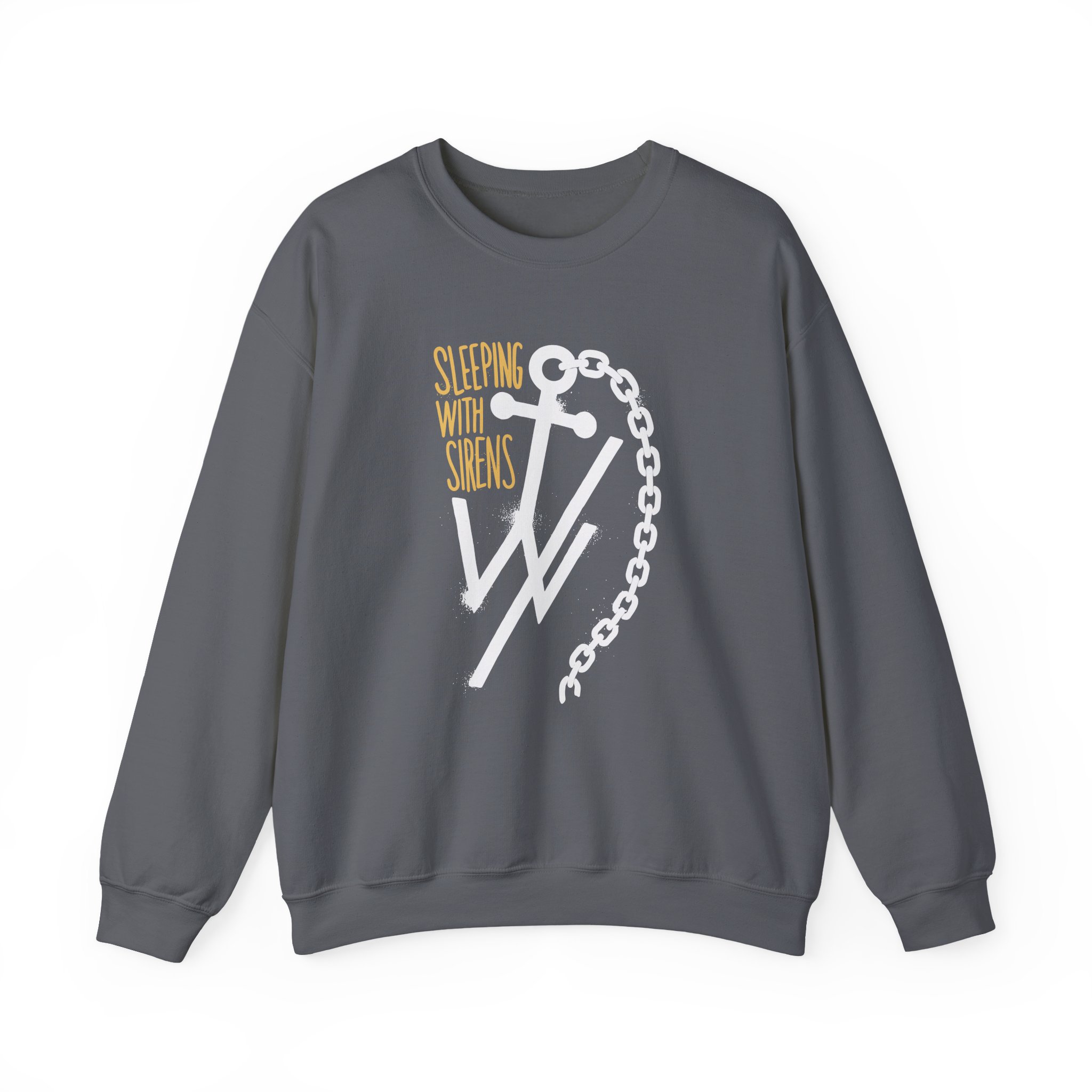 Sleeping With Sirens Anchor Chain Unisex Heavy Blendâ„¢ Crewneck Sweatshirt