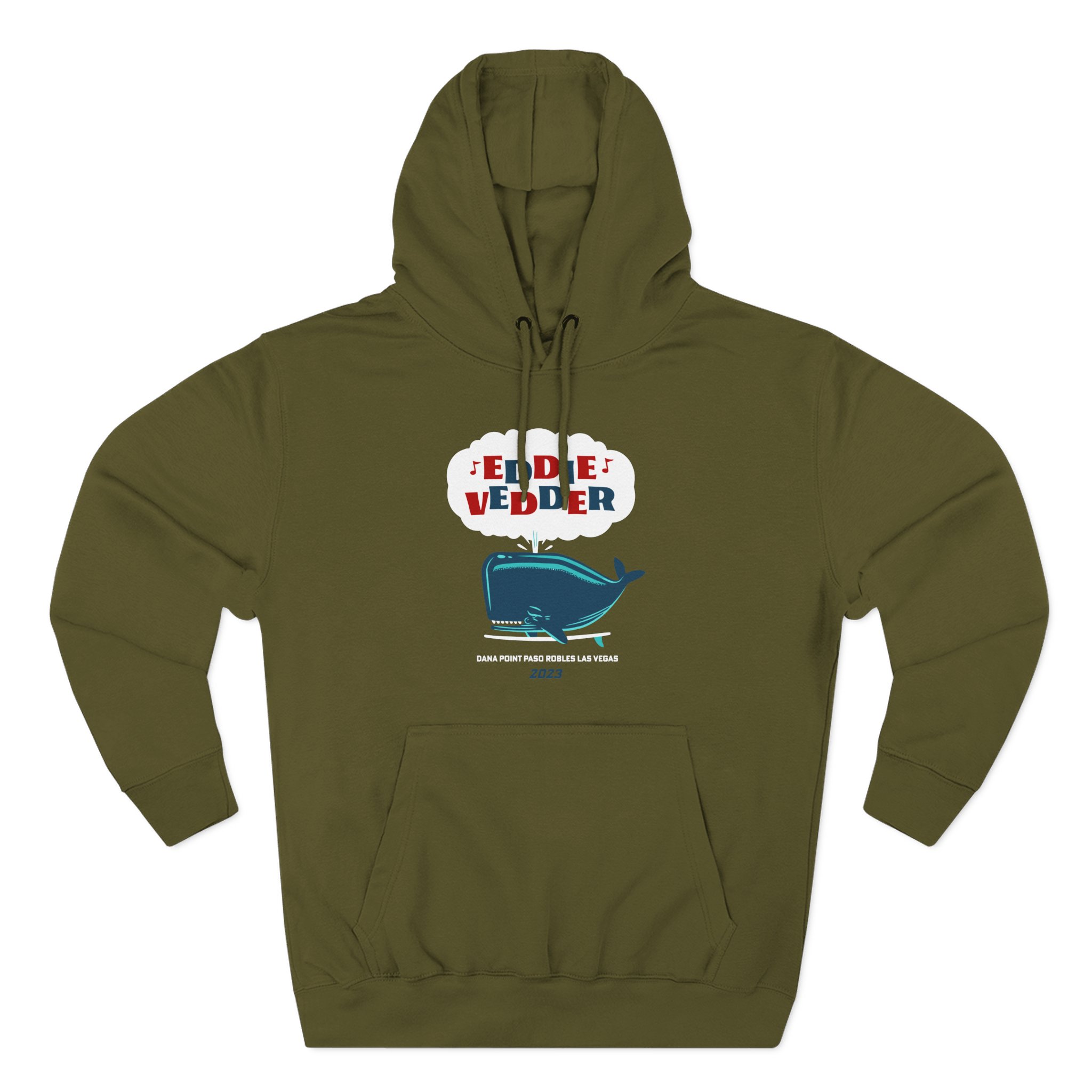 Eddie Vedder Whale Three-Panel Fleece Hoodie