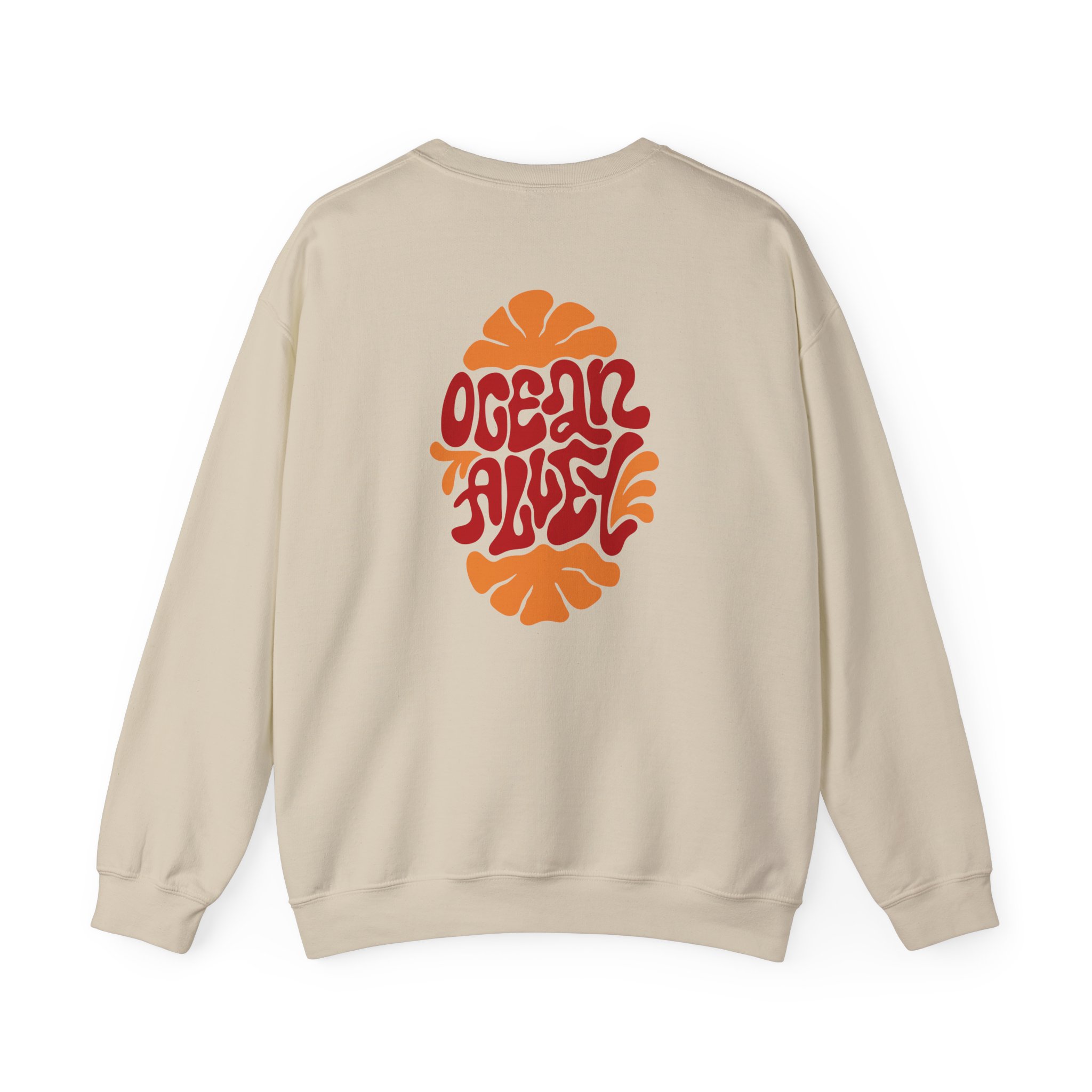 Ocean Alley Cracked Egg Unisex Heavy Blendâ„¢ Crewneck Sweatshirt