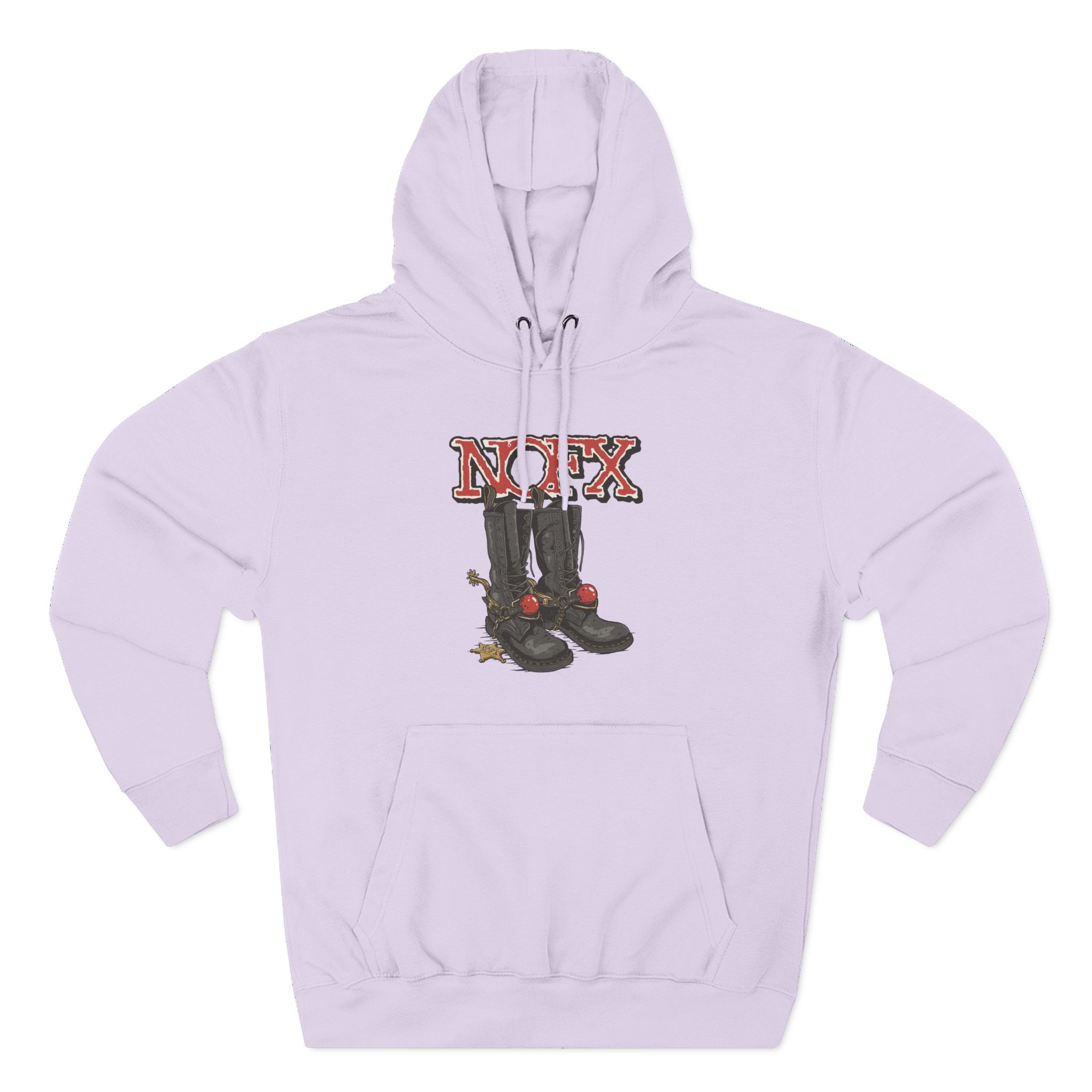 Nofx Boots Three-Panel Fleece Hoodie
