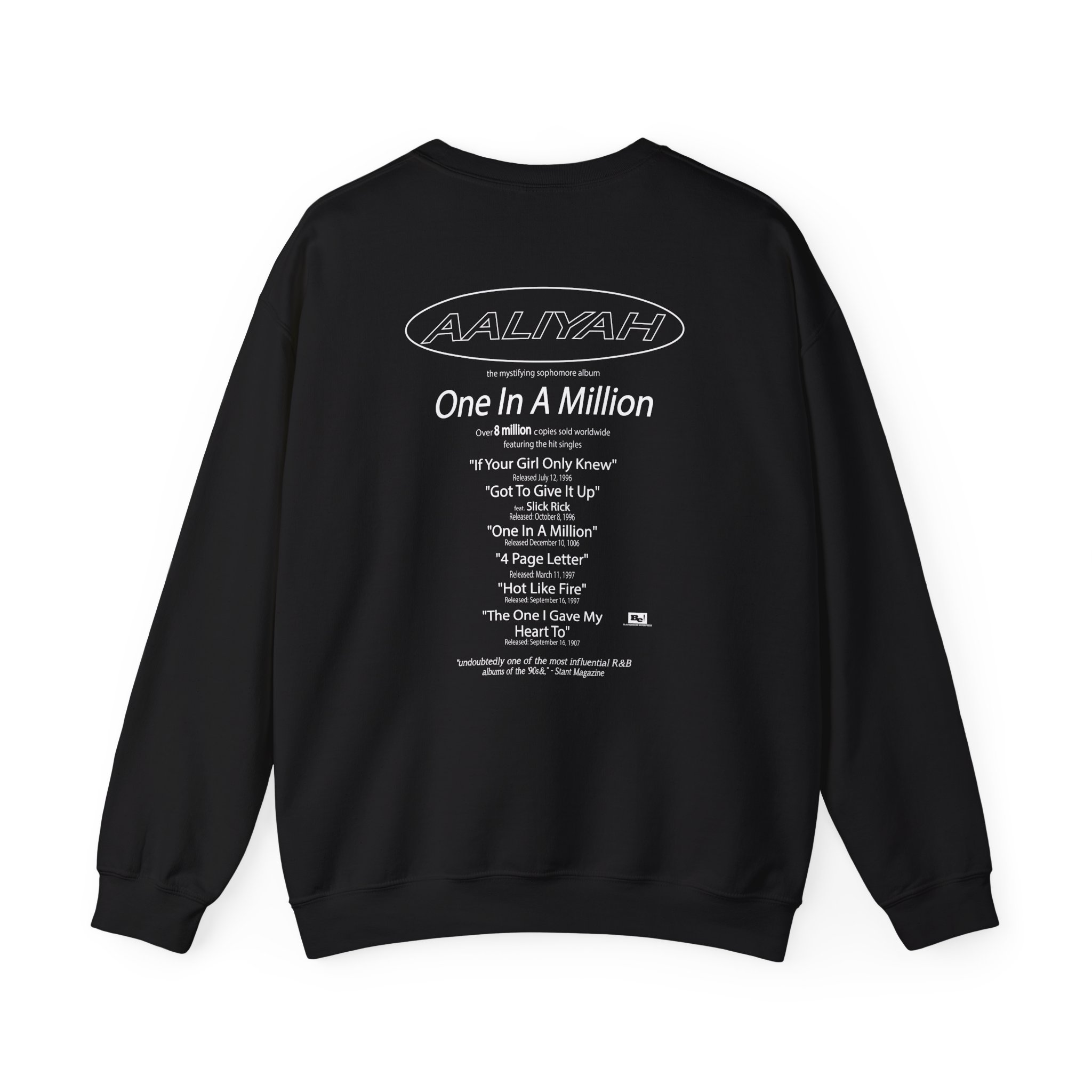 Aaliyah OIAM Photo Unisex Heavy Blendâ„¢ Crewneck Sweatshirt