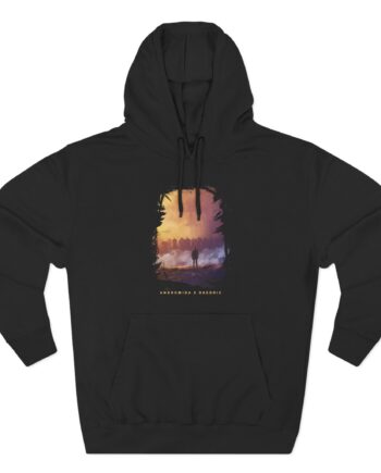 Daedric x Andromida Three-Panel Fleece Hoodie