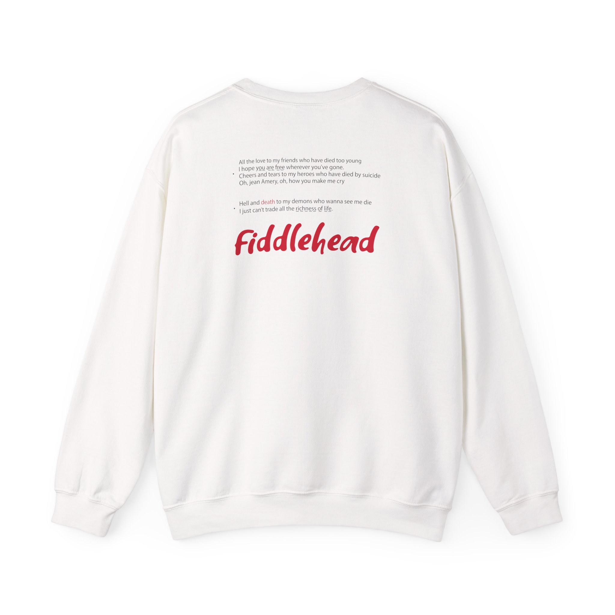 Fiddlehead Jean Emery Unisex Heavy Blendâ„¢ Crewneck Sweatshirt