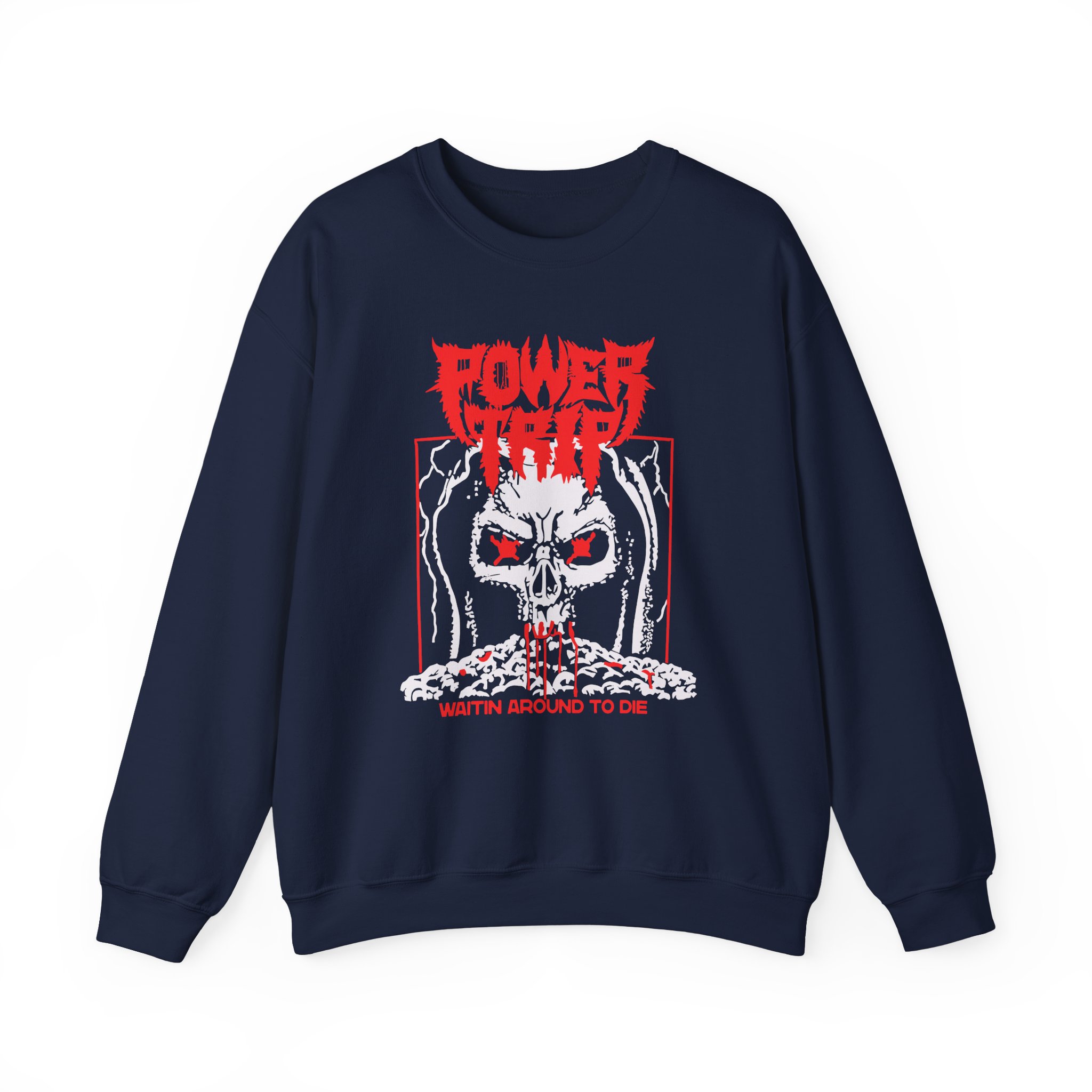 Power Trip Waiting Unisex Heavy Blendâ„¢ Crewneck Sweatshirt