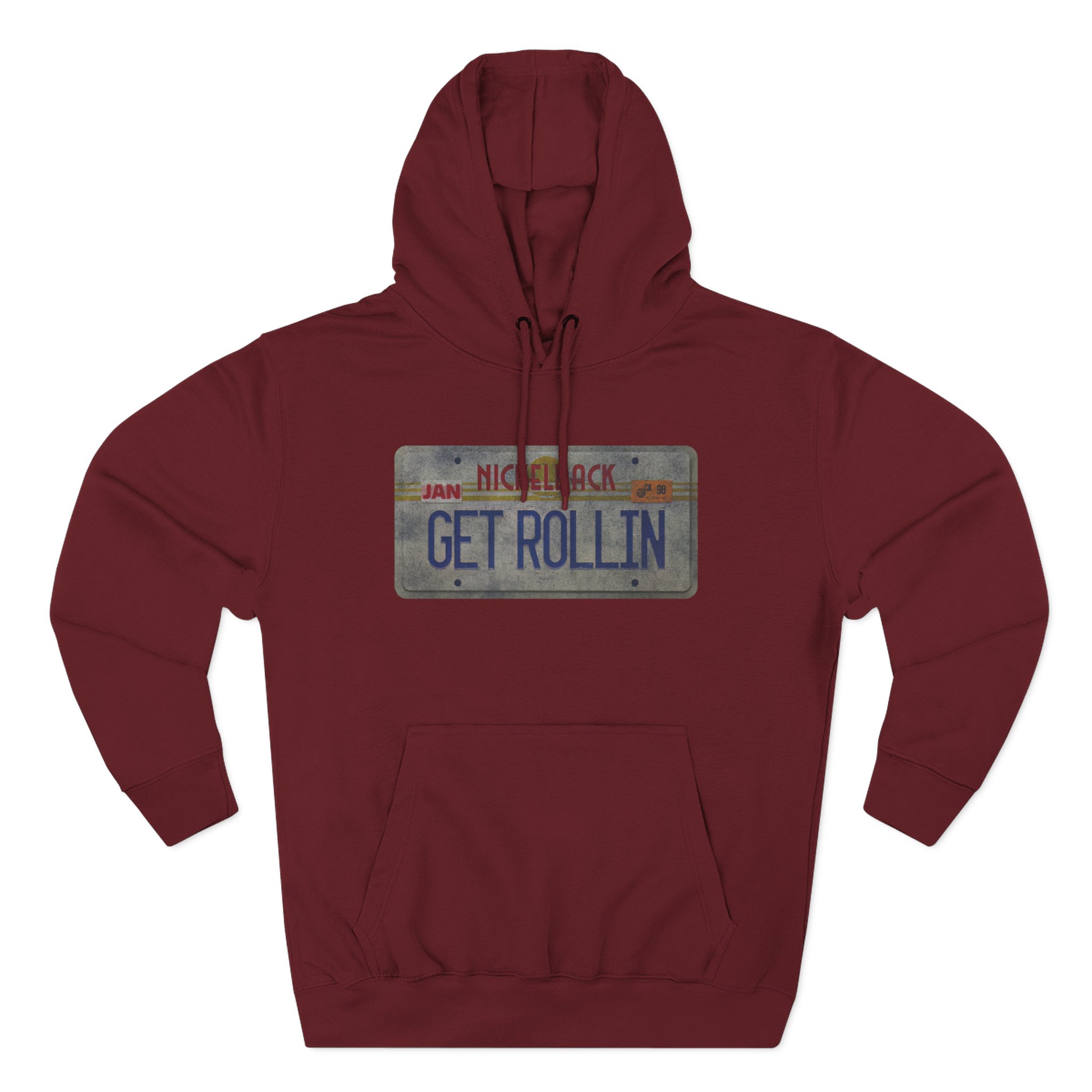 Nickelback Get Rollin Three-Panel Fleece Hoodie