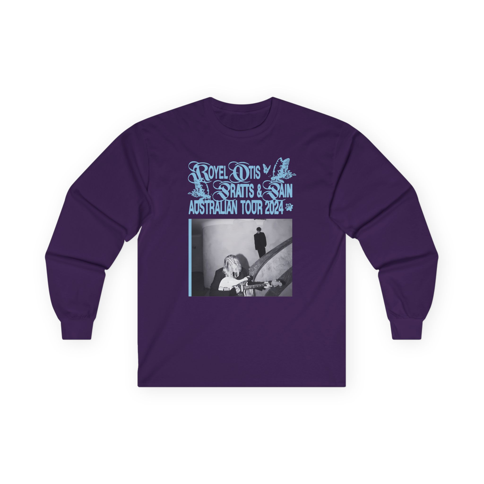Royel Otis Band Pratts and Pain Australian Tour 2024 Unisex Ultra Cotton Long Sleeve Tee