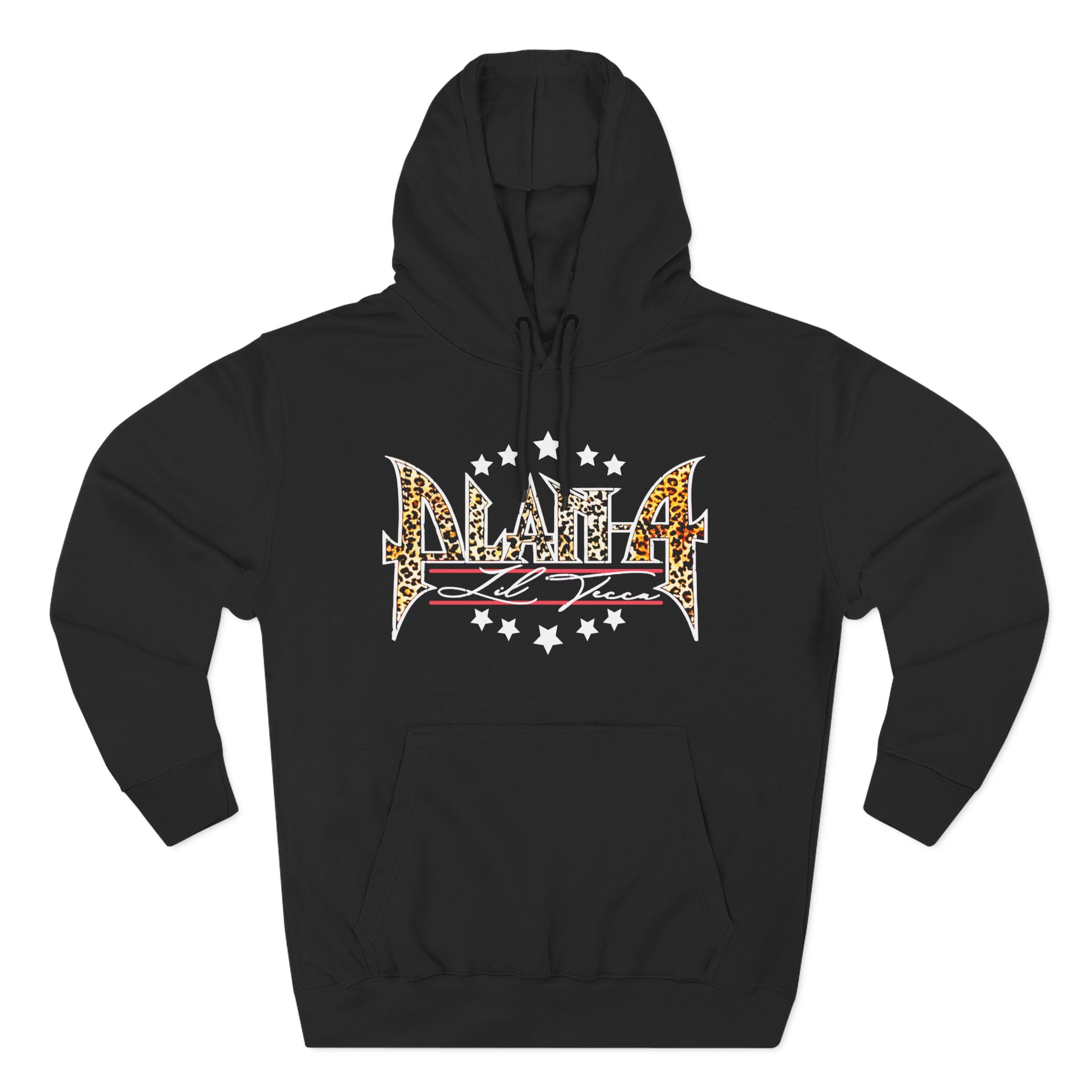 Lil Tecca Plan a Metal Logo Three-Panel Fleece Hoodie