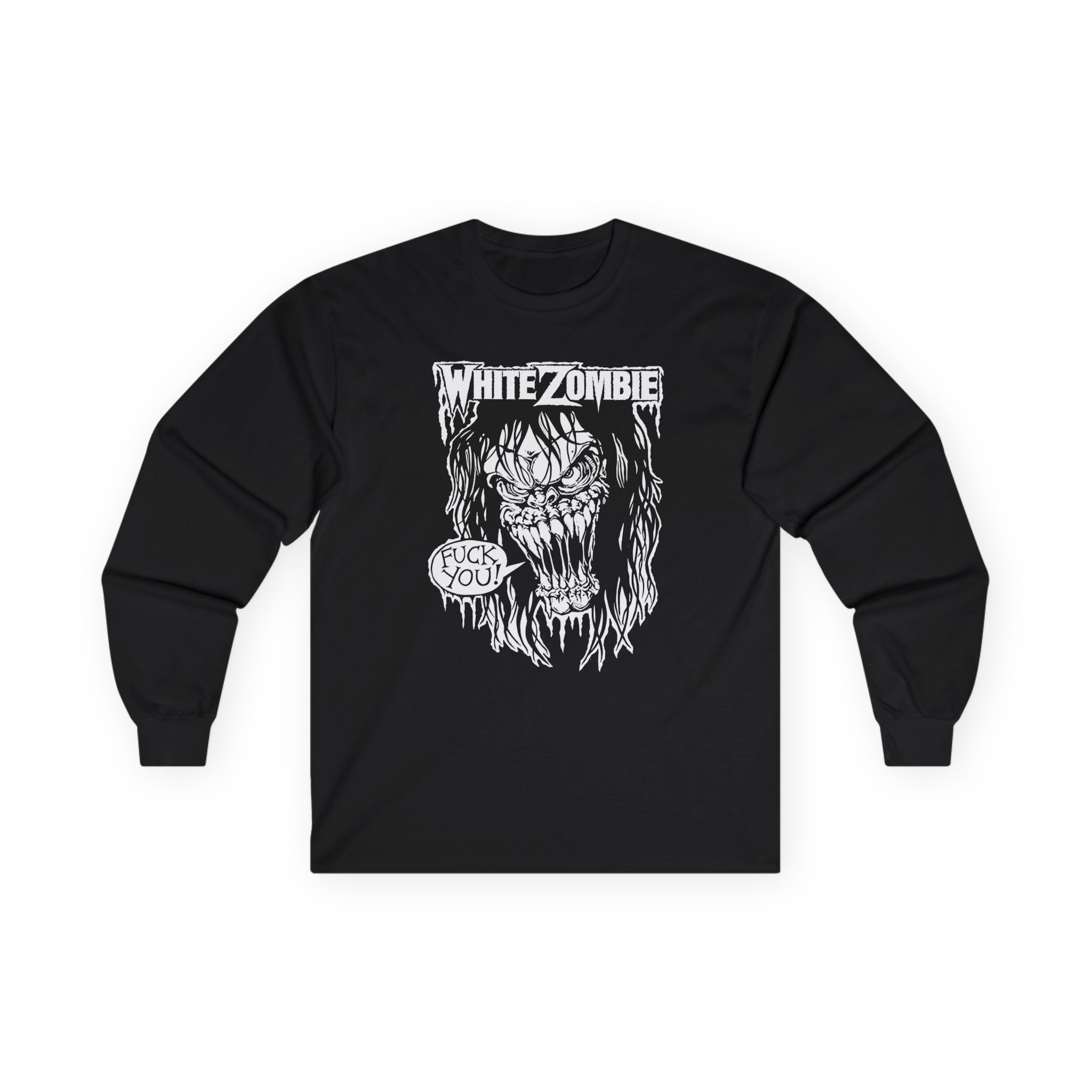 White Zombie F You Unisex Ultra Cotton Long Sleeve Tee