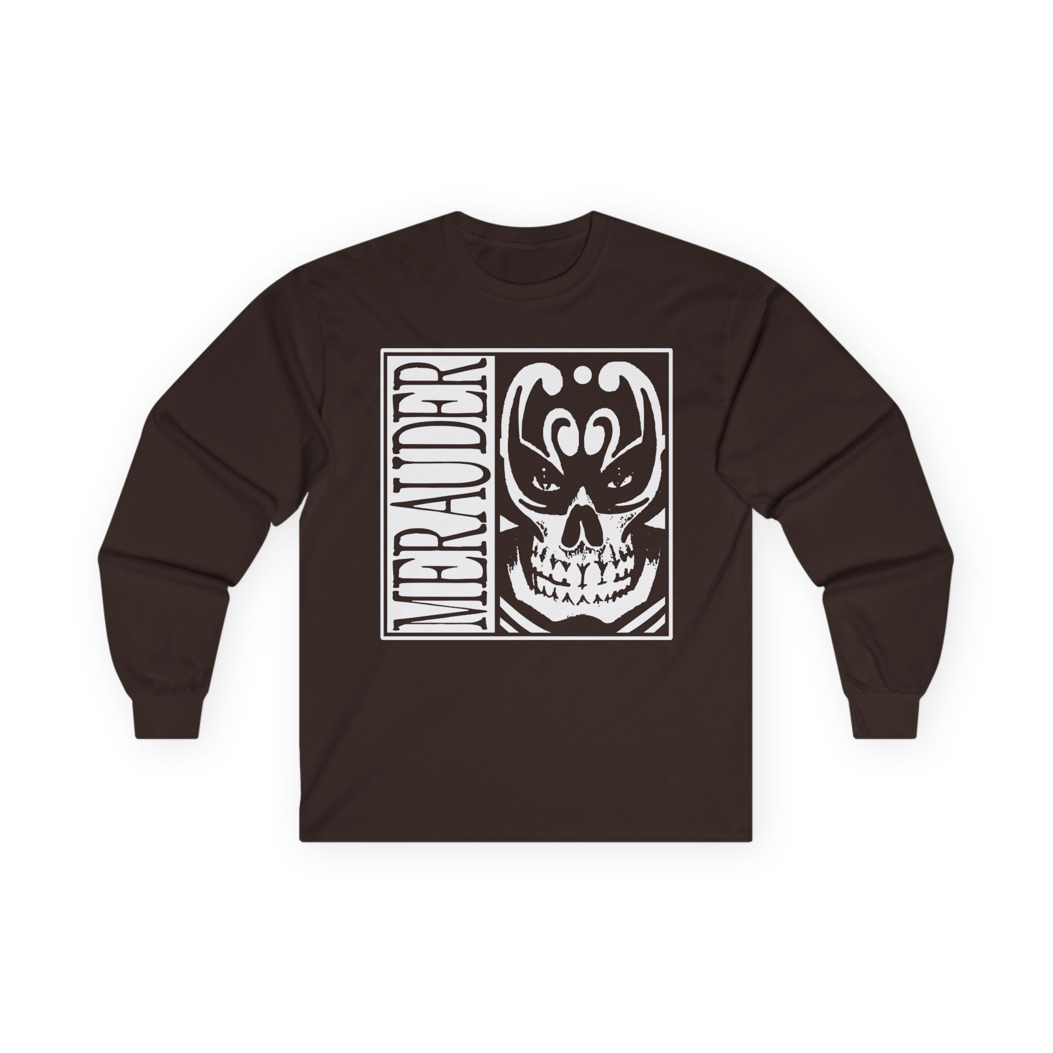 Merauder Skull Unisex Ultra Cotton Long Sleeve Tee