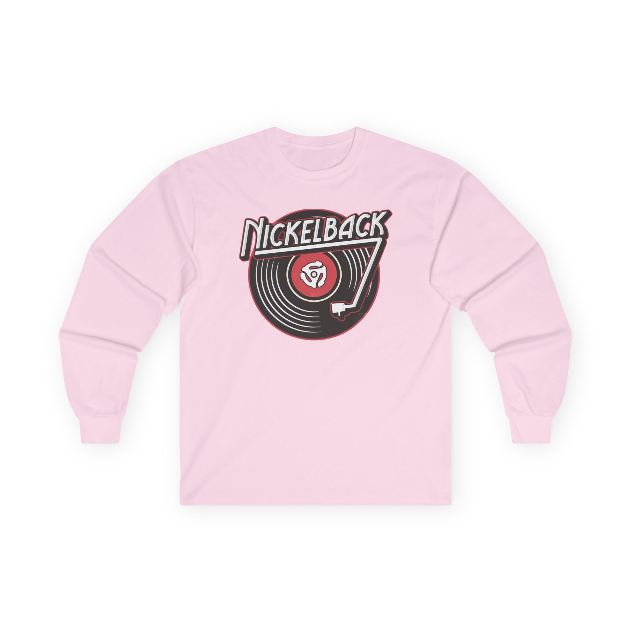 Nickelback Record Natural Ringer Unisex Ultra Cotton Long Sleeve Tee