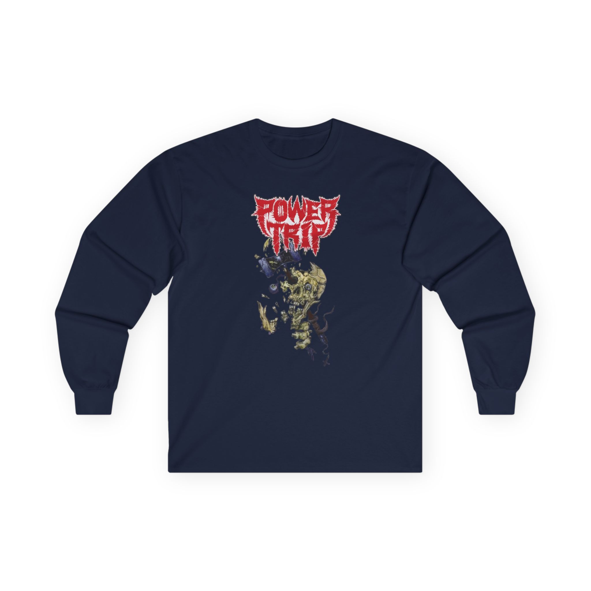 Power Trip Hammer Skull Unisex Ultra Cotton Long Sleeve Tee